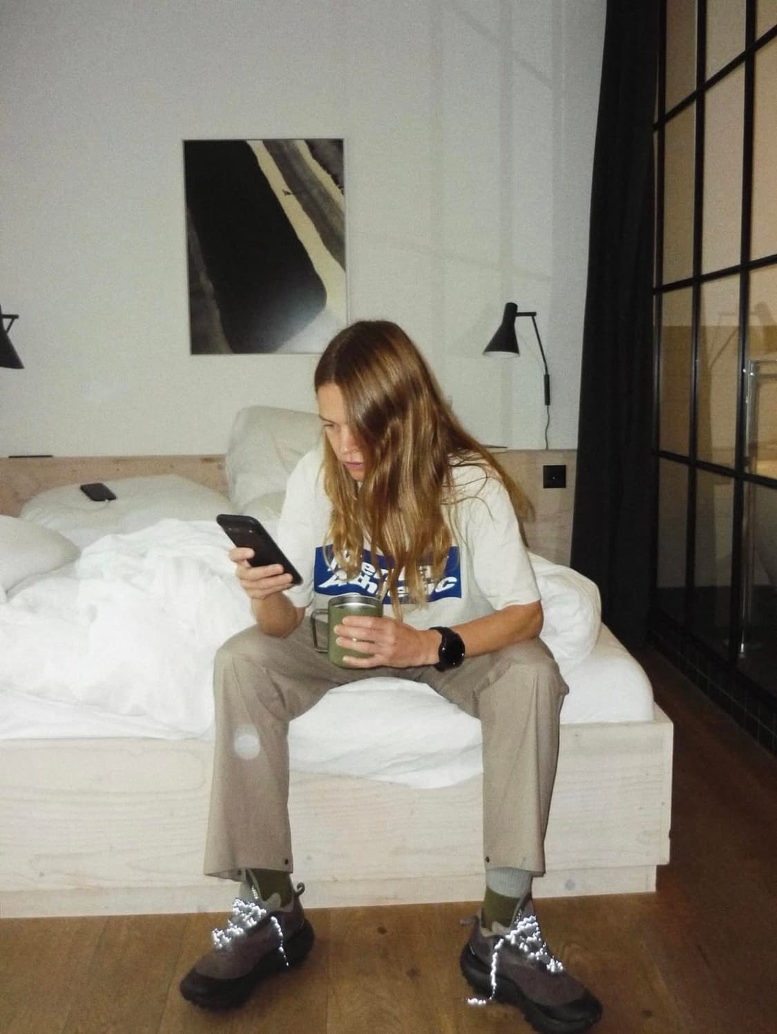 mental athletic 로고티 화이트 상품이미지2