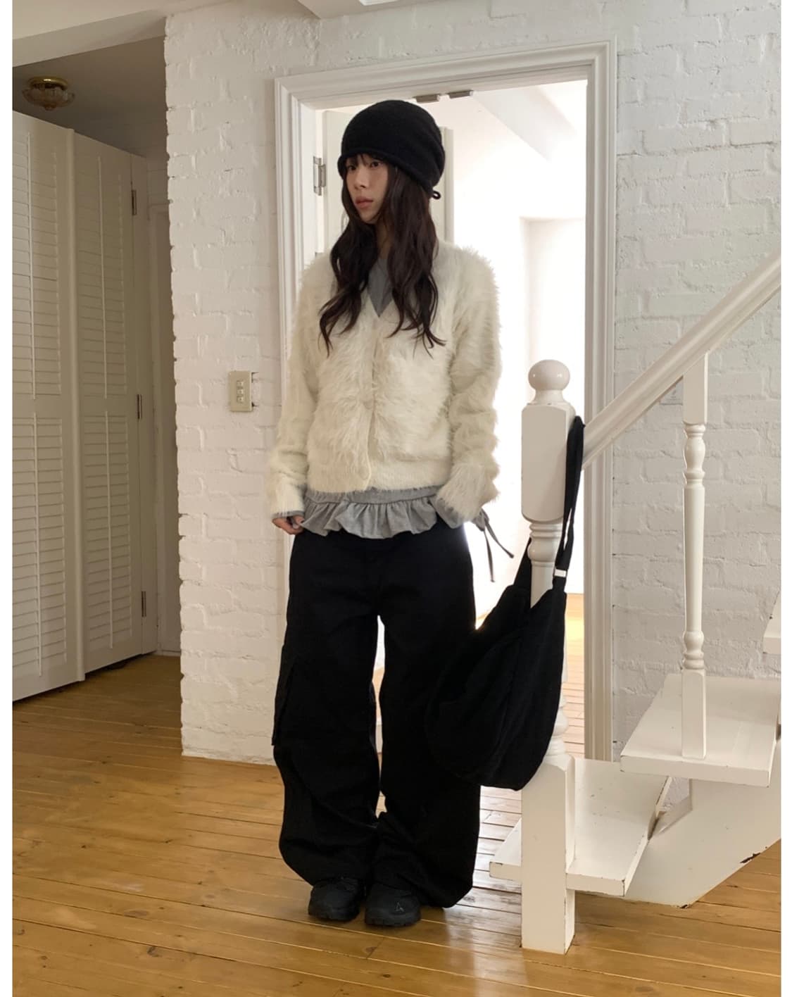 릿킴 퍼 가디건 상품이미지2