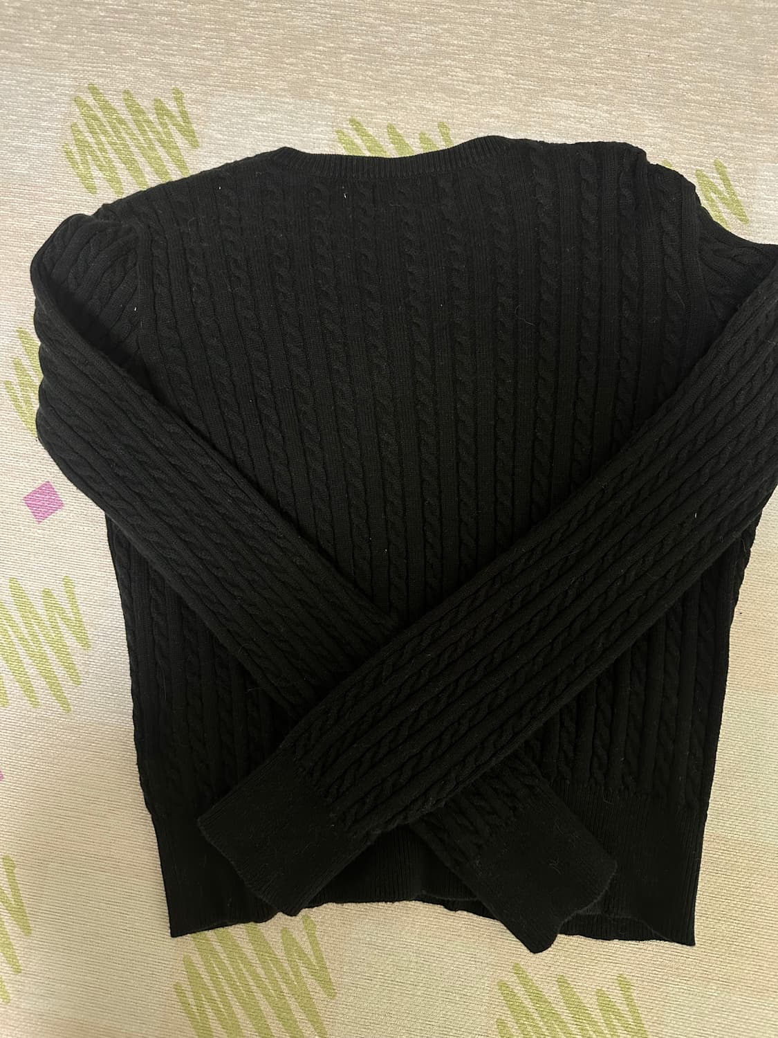 폴로랄프로렌 베이직 가디건 걸즈 블랙 L (12-14)  상품이미지2