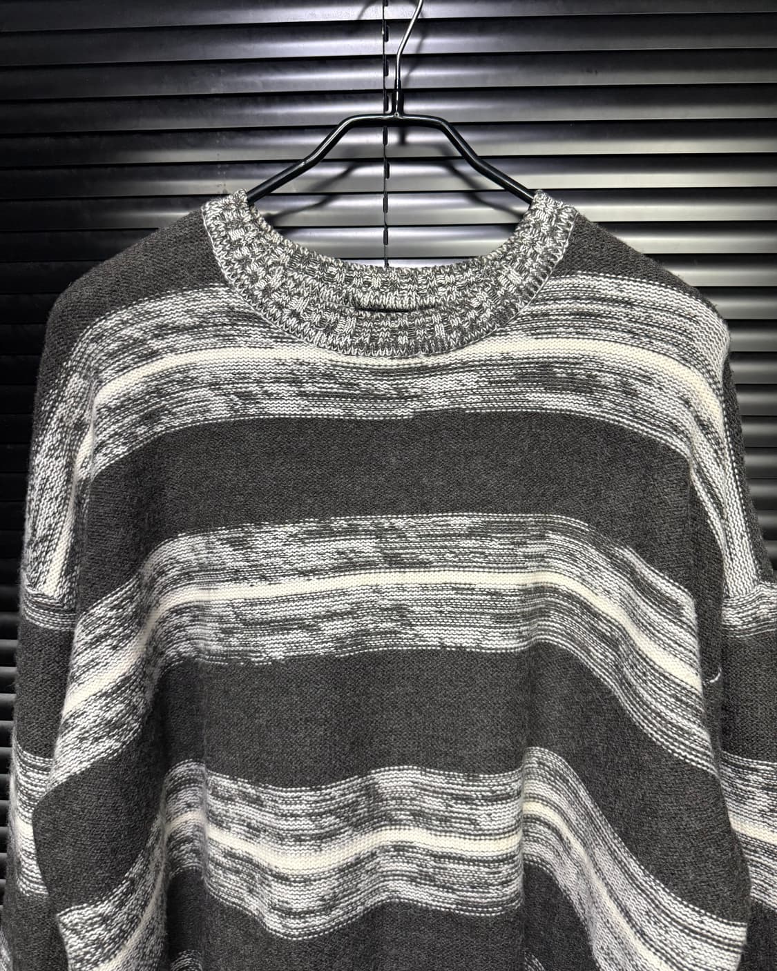 스타터 스트라이프 니트 스웨터 오버핏 M 95 에스닉 스트릿 고스펑크 락 상품이미지6