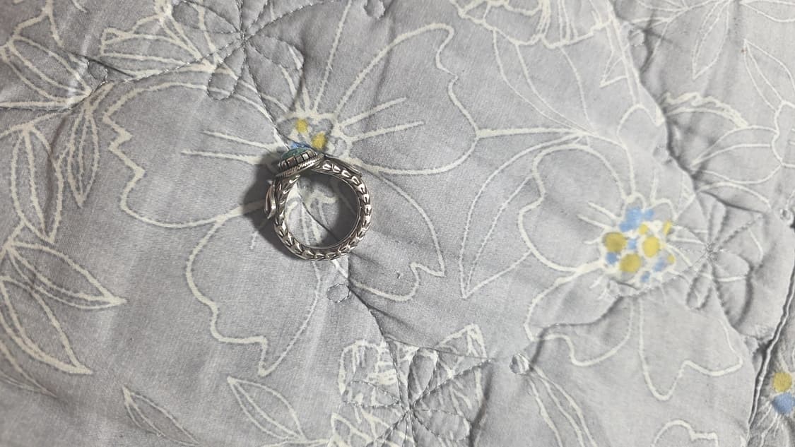 앤디 캐드먼 네이티브 아메리칸 터키석 반지 17호 상품이미지2