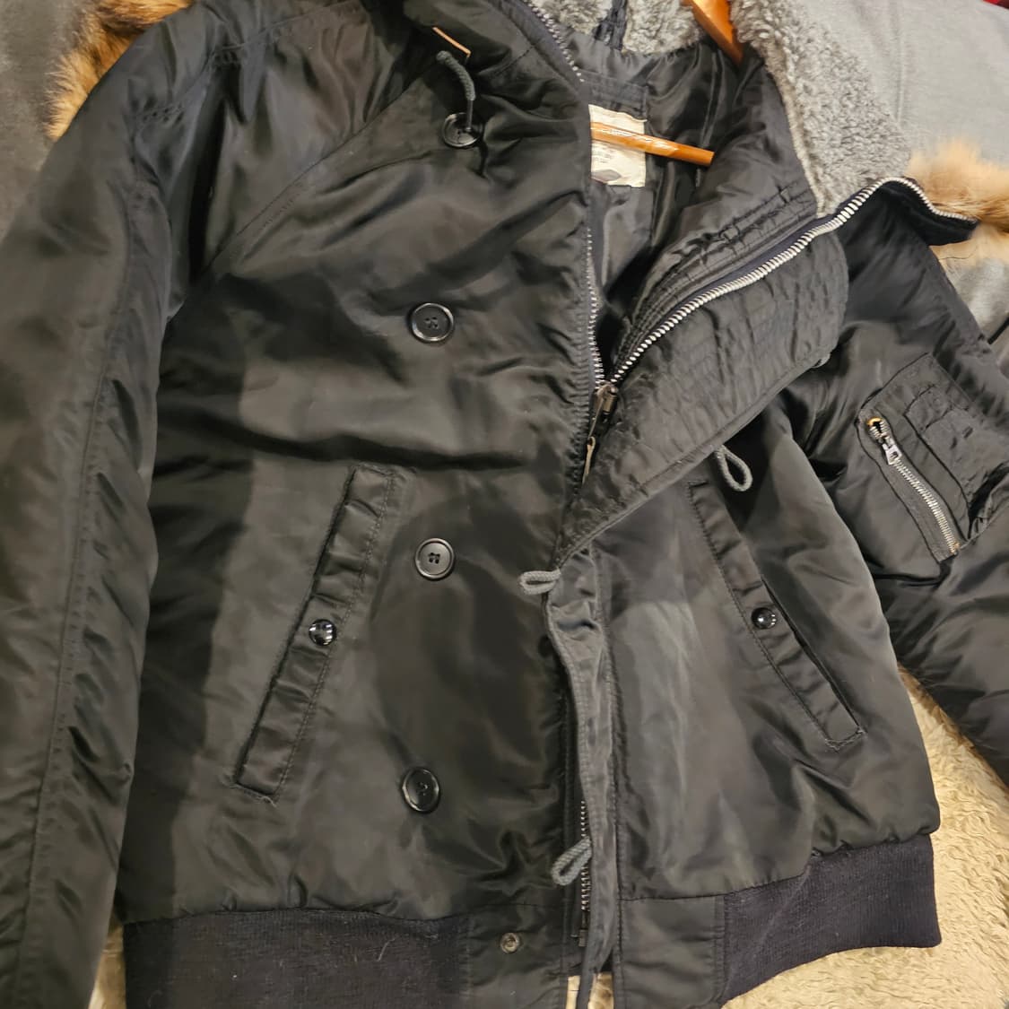 스피왁×골든플리스 usa n2b 자켓 상품이미지3