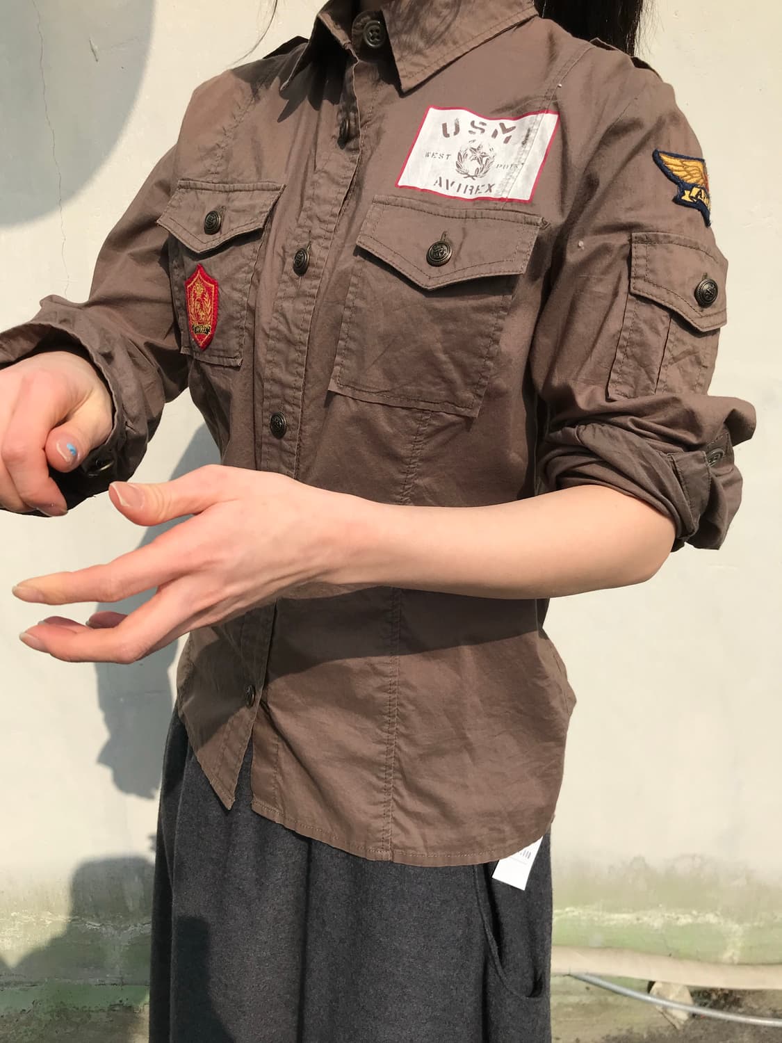 Avirex 밀리터리 셔츠 상품이미지2