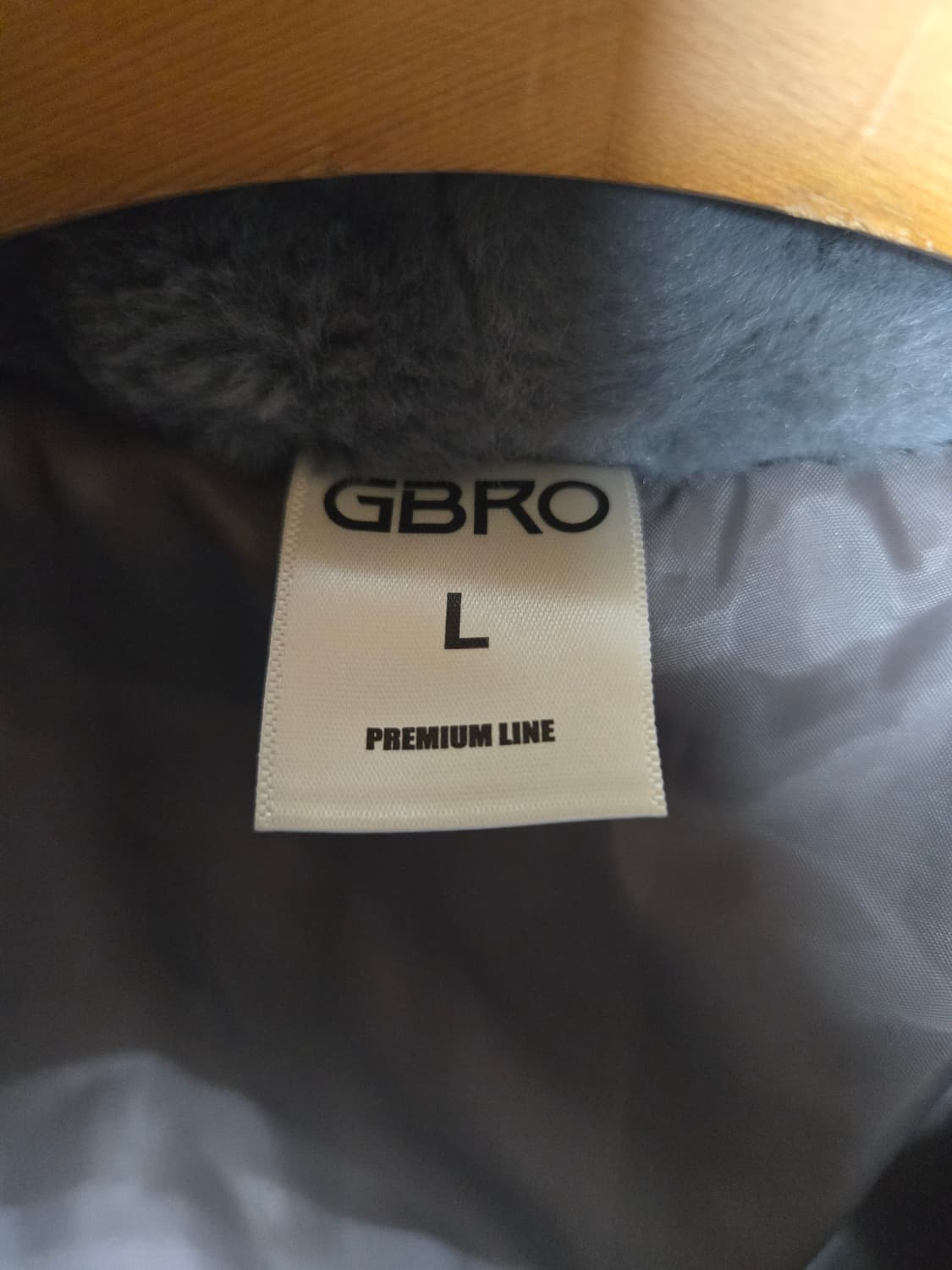 GBRO짐브로  후드 퍼 자켓 L 회색 상품이미지6