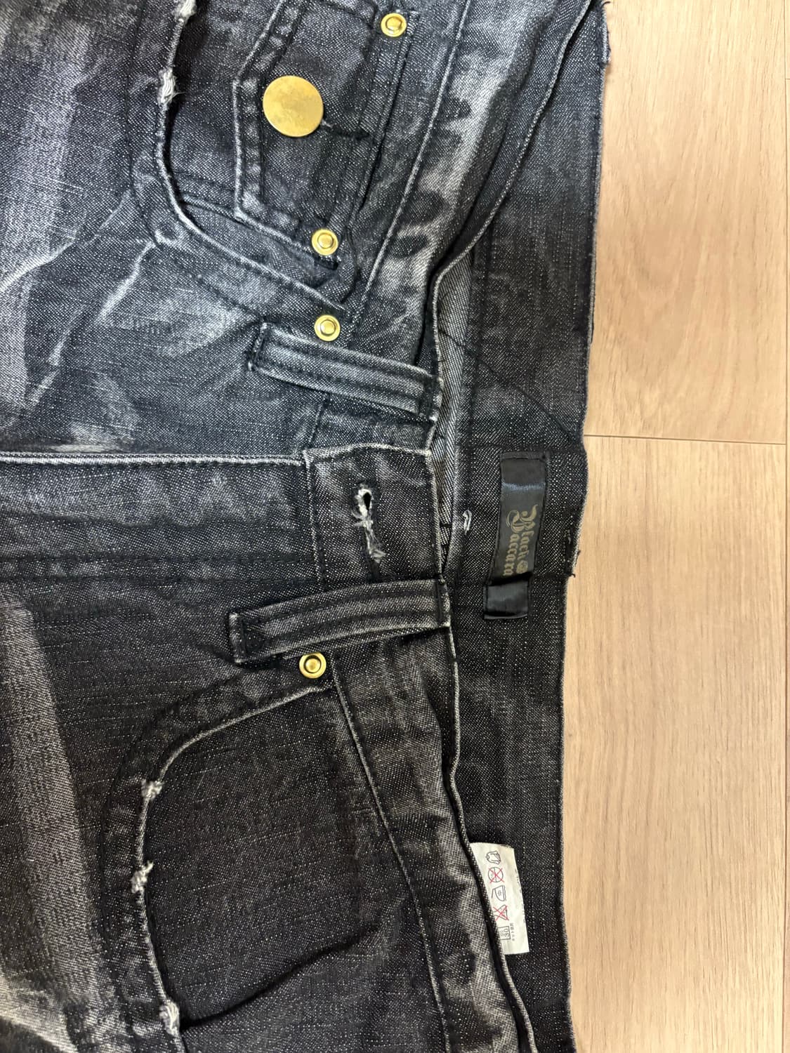 black baccara 블랙바카라 흑청 데님 상품이미지3