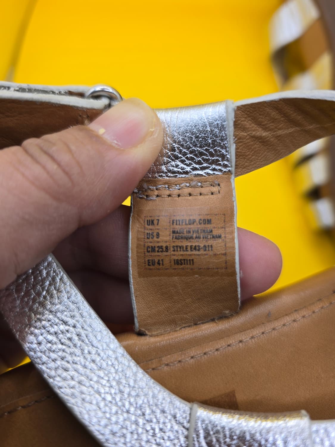 핏플랍 Dash 레더 스트랩 샌들 EU41 (255~260) 상품이미지9