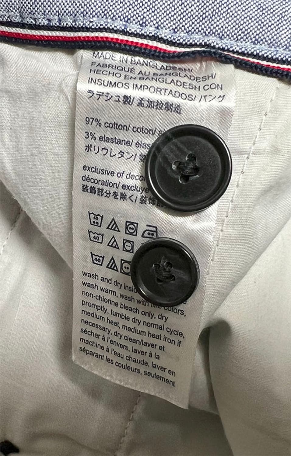 타미힐피거 남자 면바지 춘하 여름 스키니핏 스판 L 32 상품이미지5