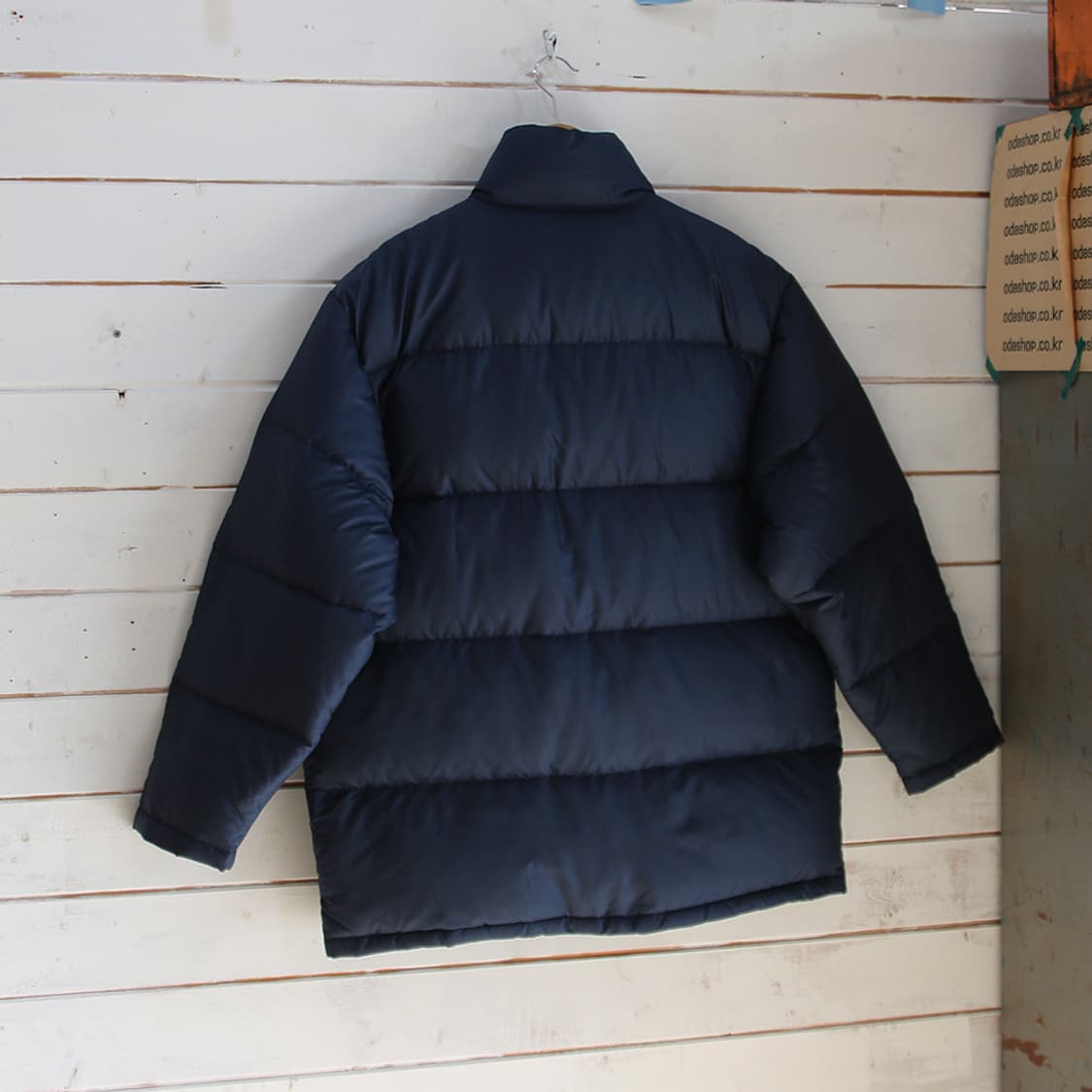 (착용컷) MLB 뉴욕 양키스 덕다운 패딩 점퍼 (남성용 105) 상품이미지2