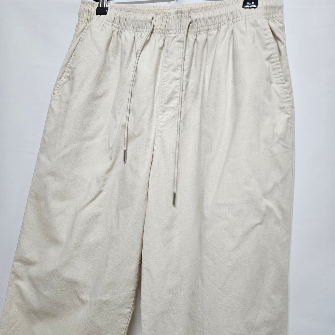 수아레 린넨 밴딩 와이드 팬츠 M 상품이미지2