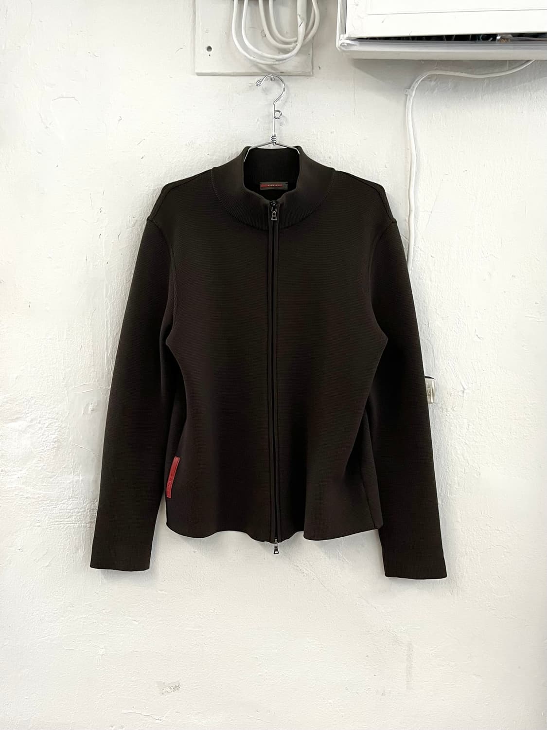 프라다 스포츠 2005 아카이브 울 니트 집업 자켓 상품이미지1