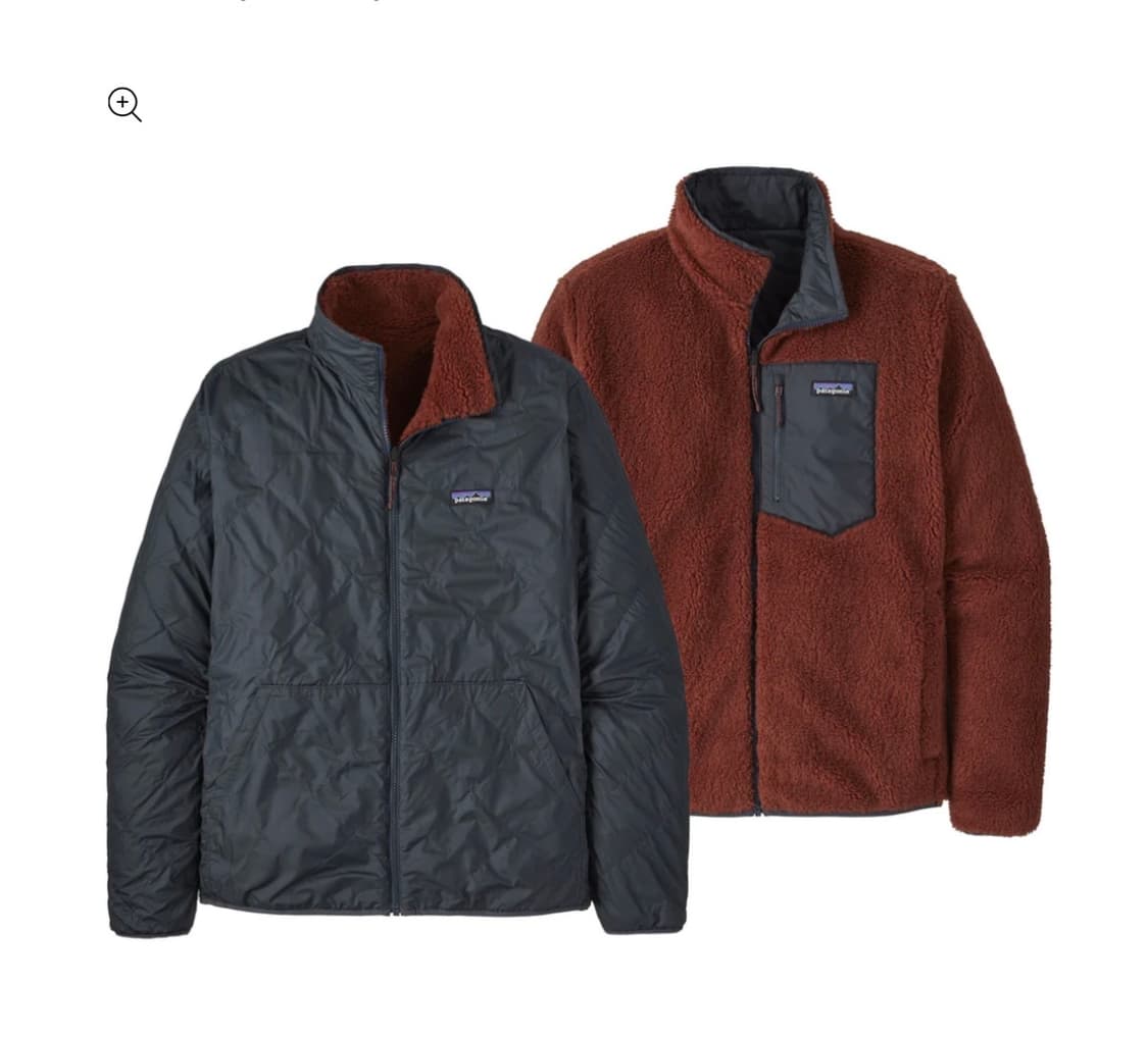 파타고니아 리버서블 플리스xxl 브라운 상품이미지1