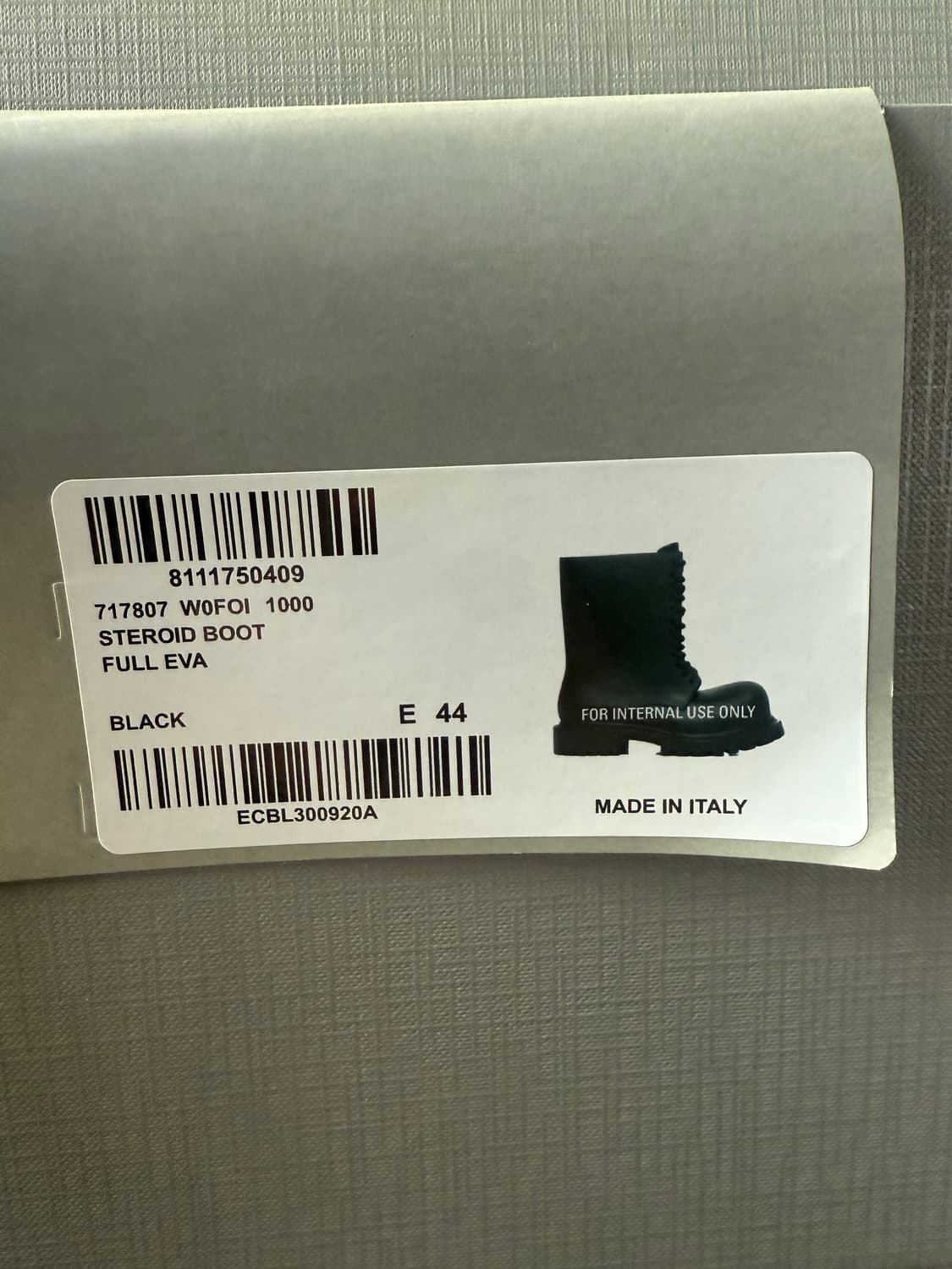 발렌시아가 스테로이드 부츠 44사이즈  상품이미지1