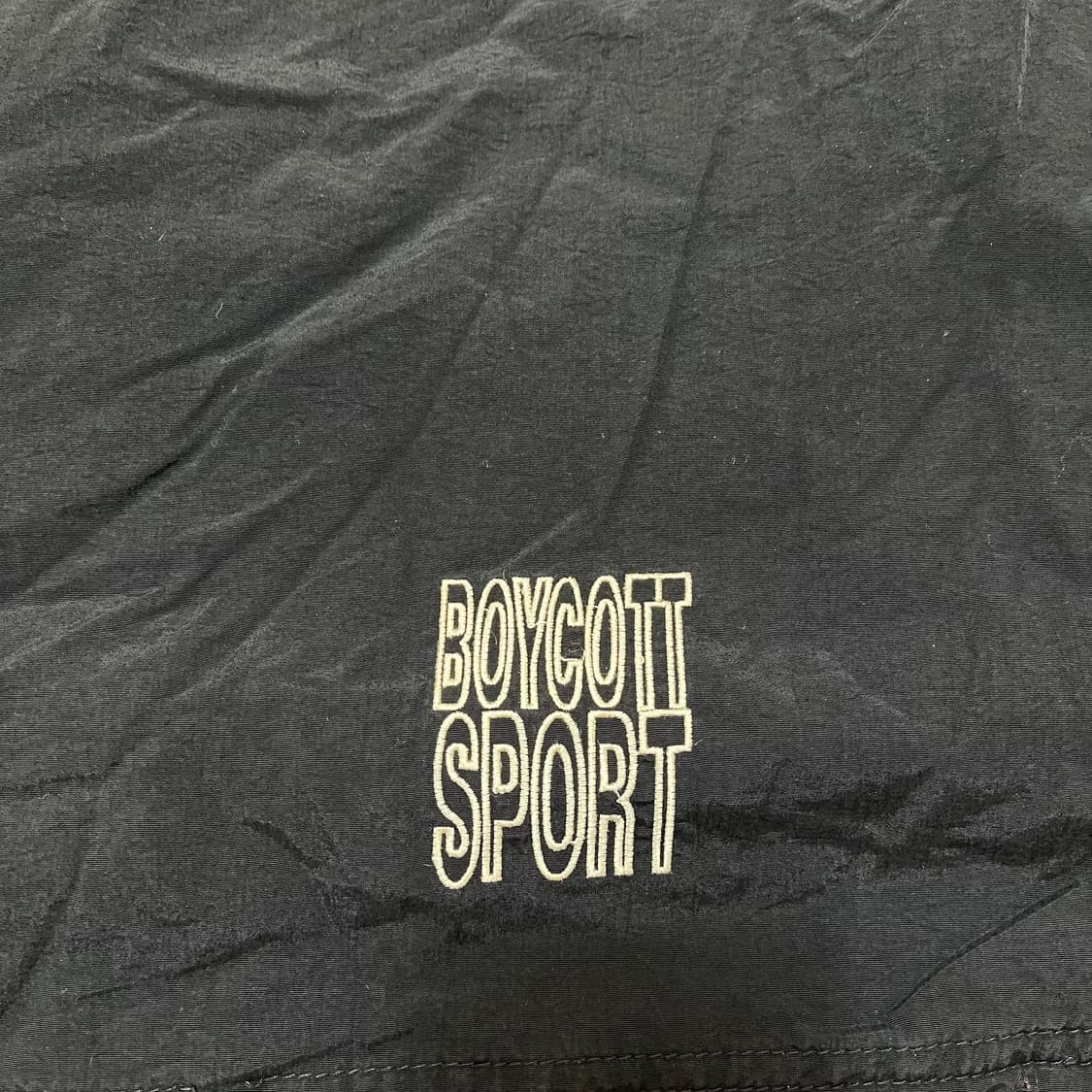 보이콧 BOYCOTT 남성 기모 후드 바람막이 자켓 M(95) 상품이미지5