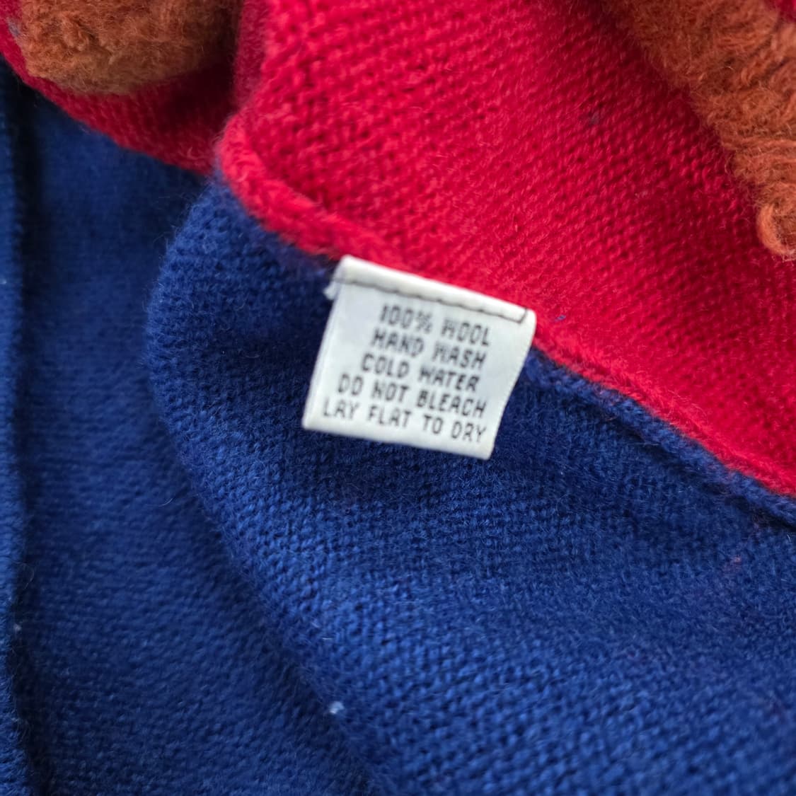 [실측] 빈티지 울100 니트 스웨터 0213J 상품이미지4