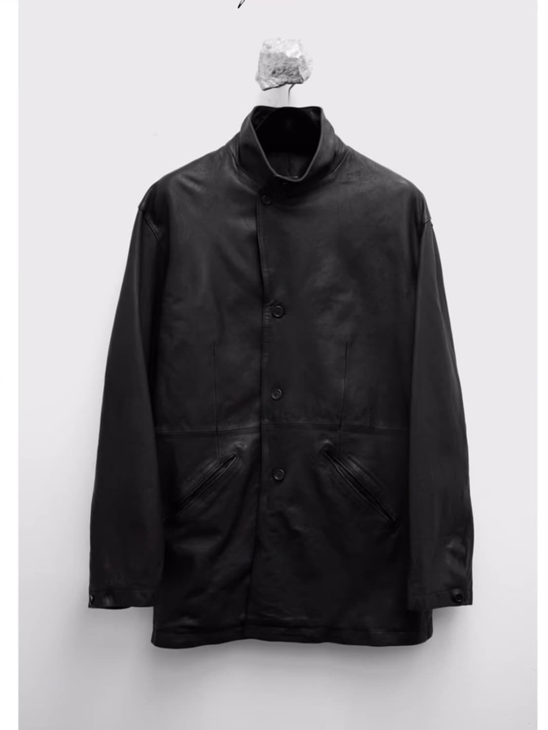 구매)유스 워시드 레더 자켓 s 상품이미지1