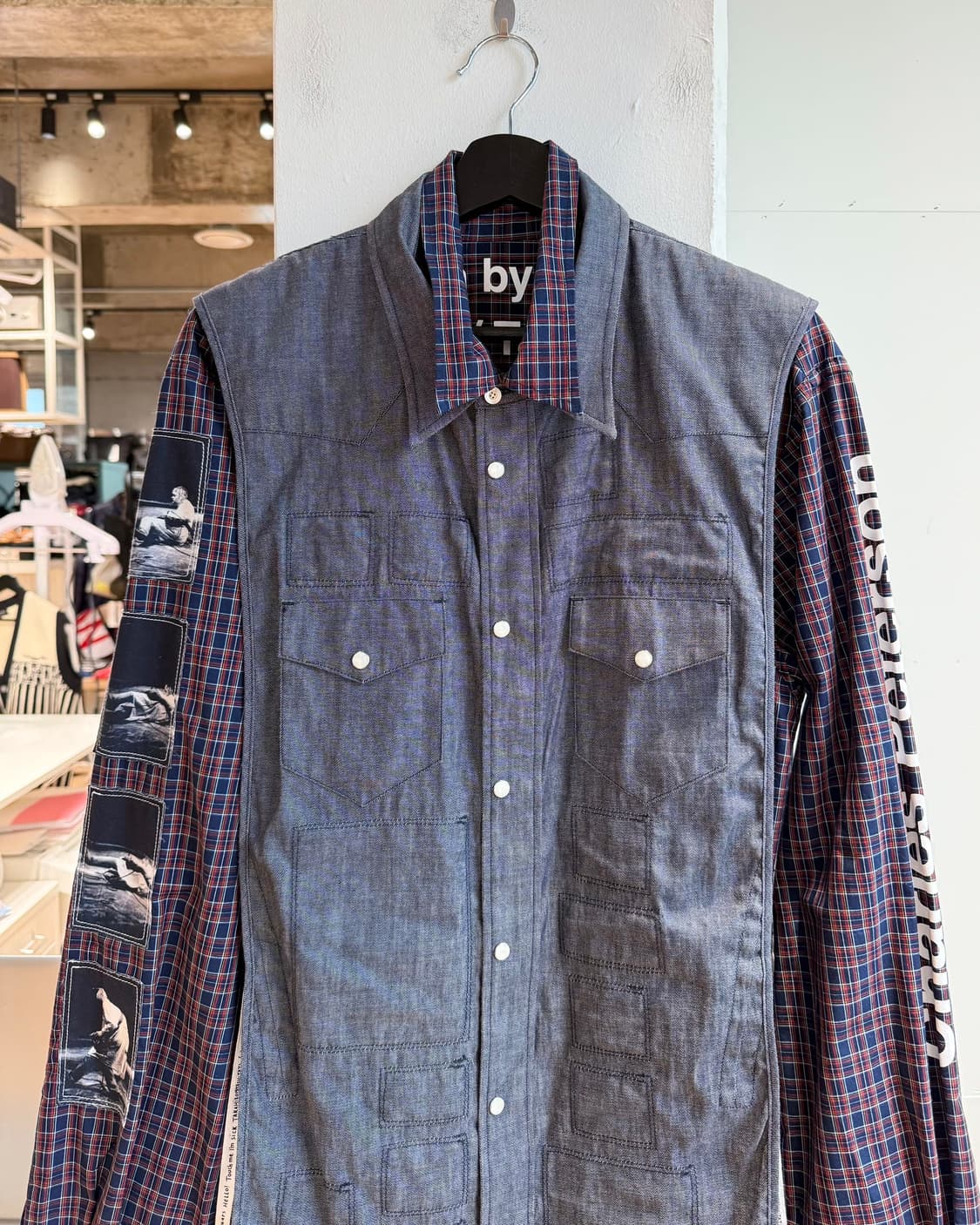 타카히로미야시타 더 솔로이스트 19SS 커트코베인 180도 리버시블 셔츠 상품이미지3