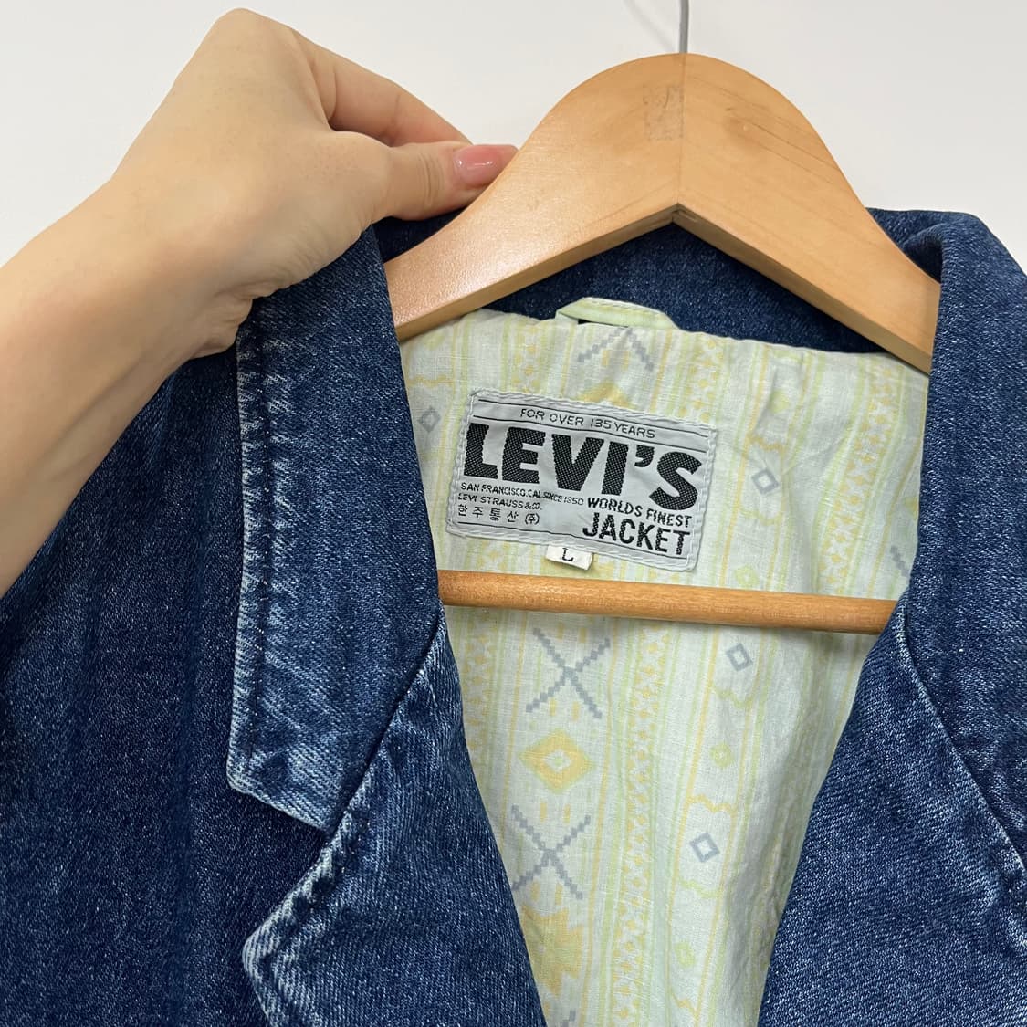 리바이스 80s 데님 워크 블레이저 자켓 상품이미지5