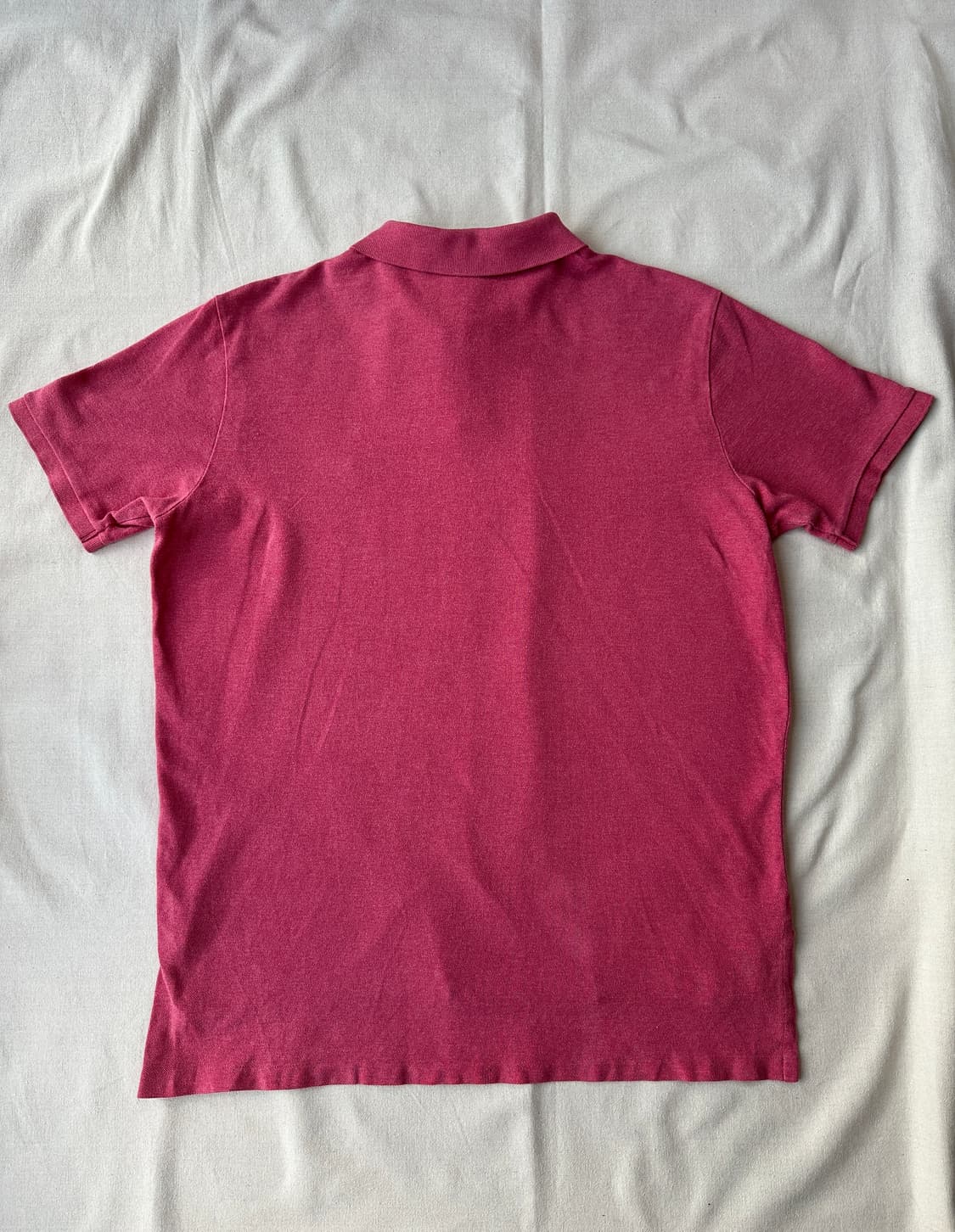 폴로 랄프로렌 핑크 피케 반팔 카라티 커스텀핏 XL 상품이미지7
