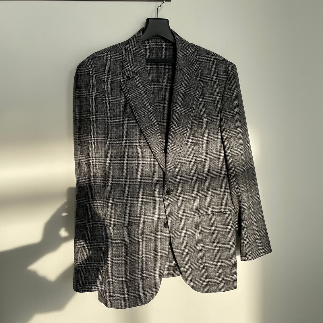 솔리드옴므 체크 블레이저 자켓 상품이미지2