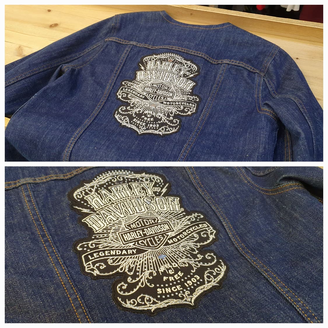 55.리바이스 할리커스텀 데님자켓 상품이미지4