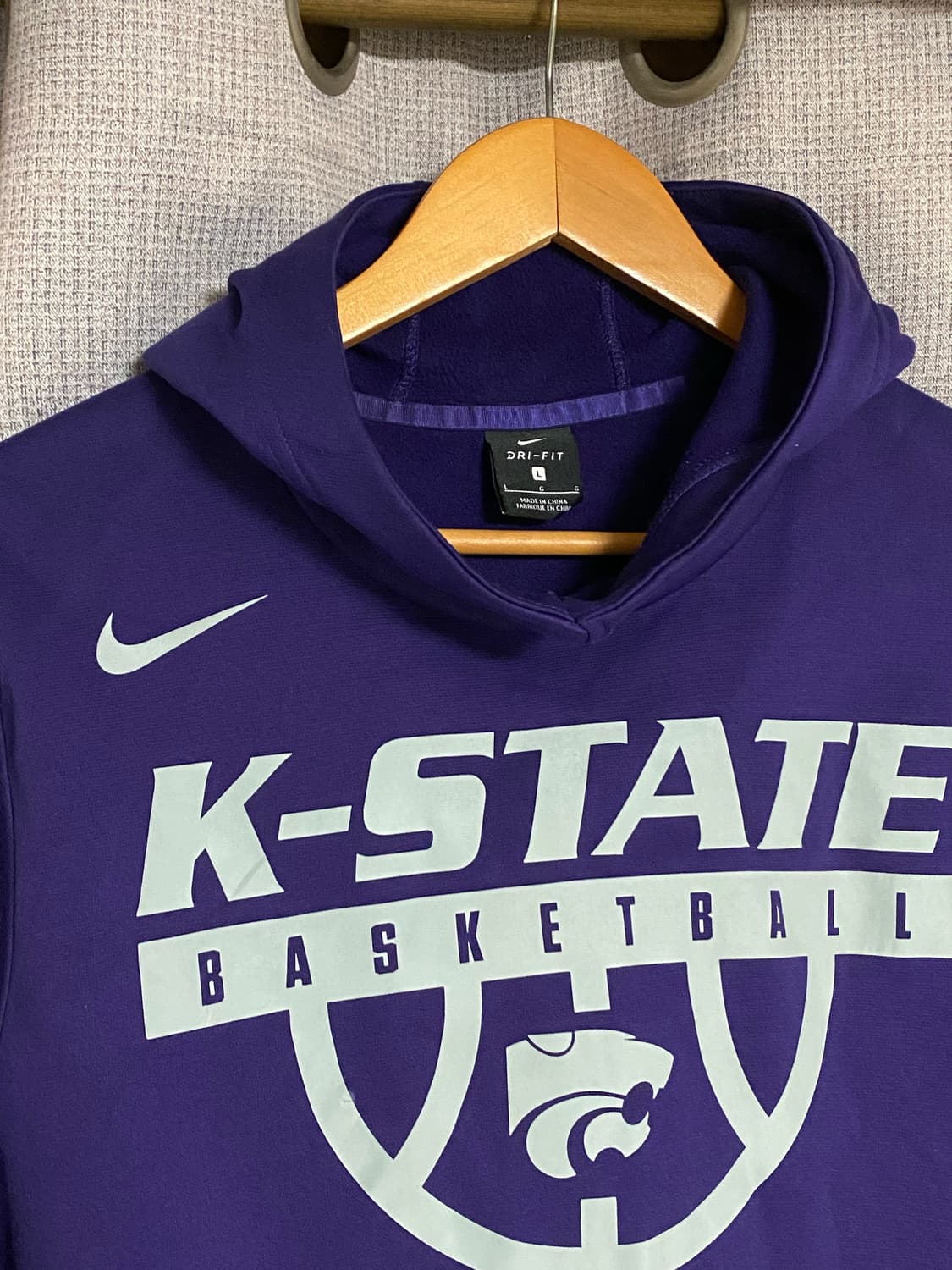 나이키 ncaa 캔자스 대학교 져지 후디 L 상품이미지2