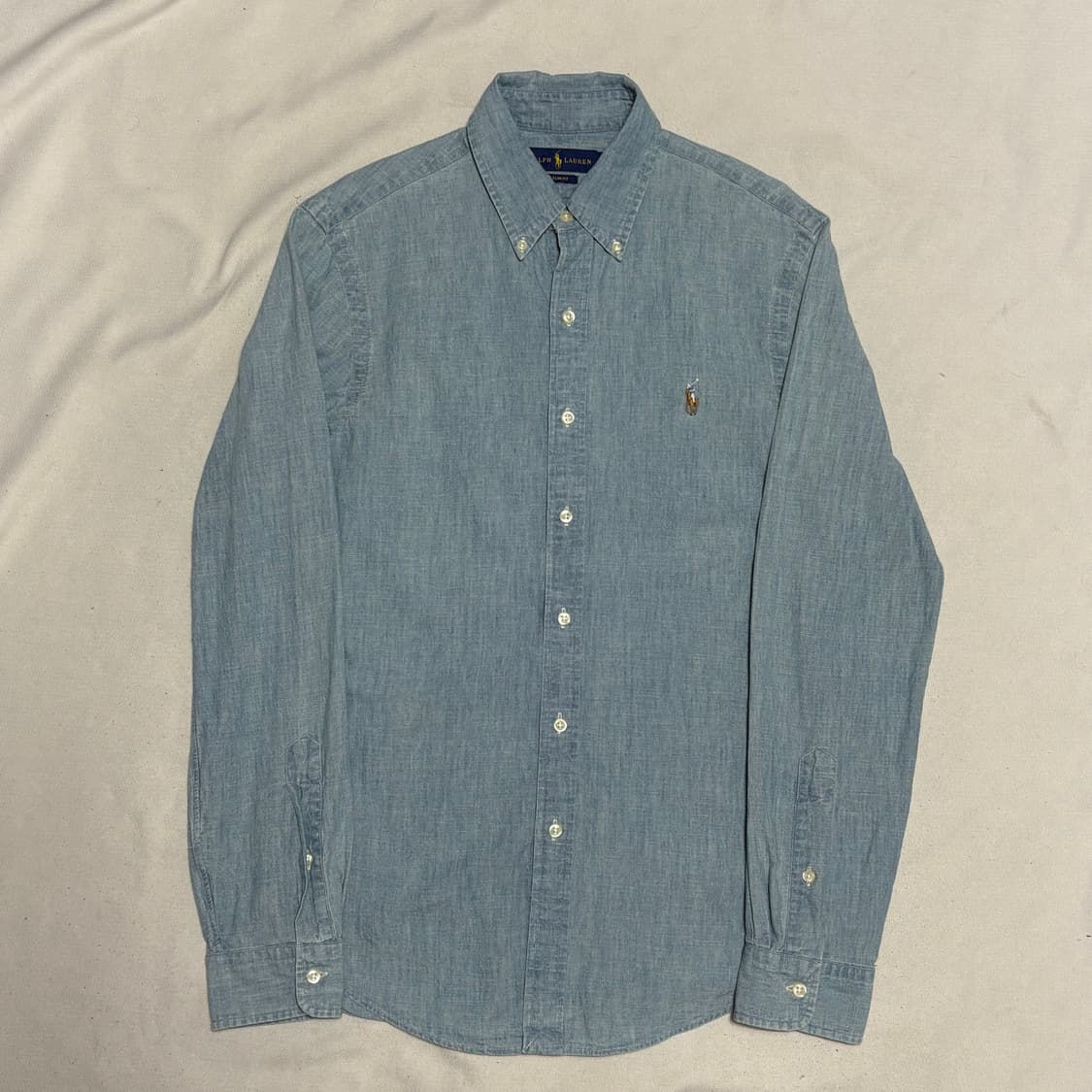 S 폴로랄프로렌 슬림핏 샴브레이 셔츠 상품이미지2