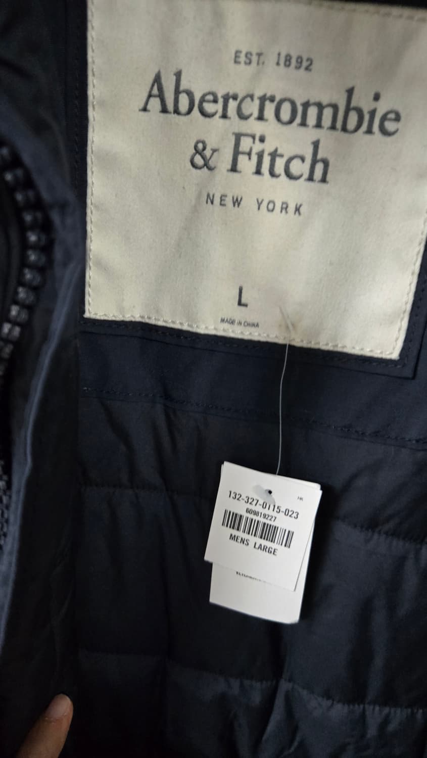 새상품)아베크롬비 헤리티지 울패딩자켓 상품이미지5