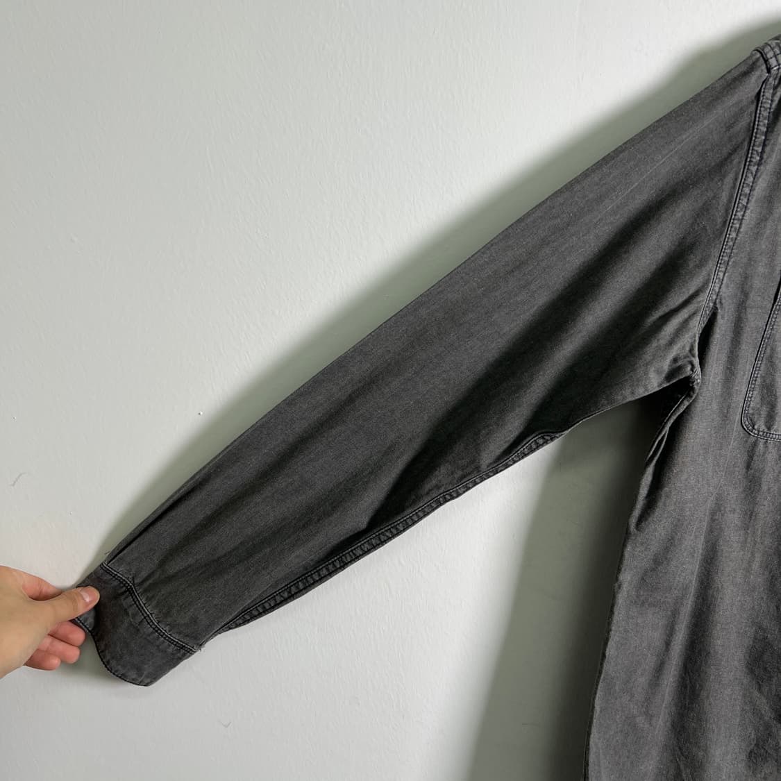 Avirex 아비렉스 밀리터리 데님 셔츠 L 상품이미지7