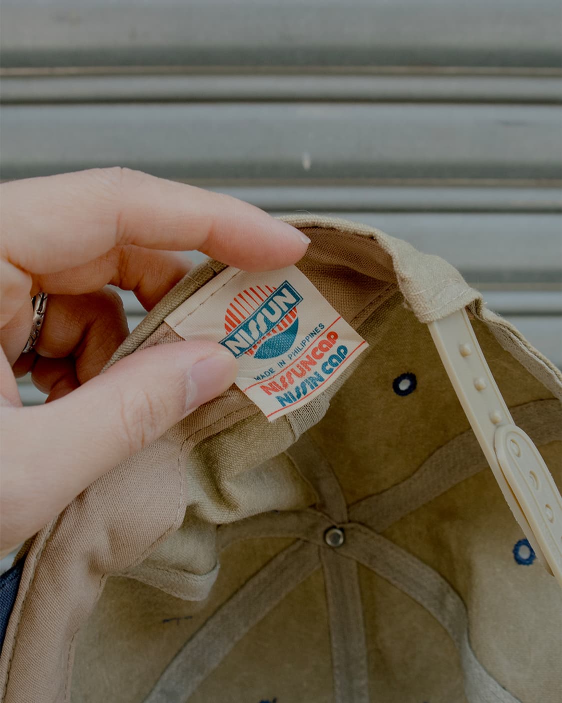 Vintage washed two-tone 캡 상품이미지5