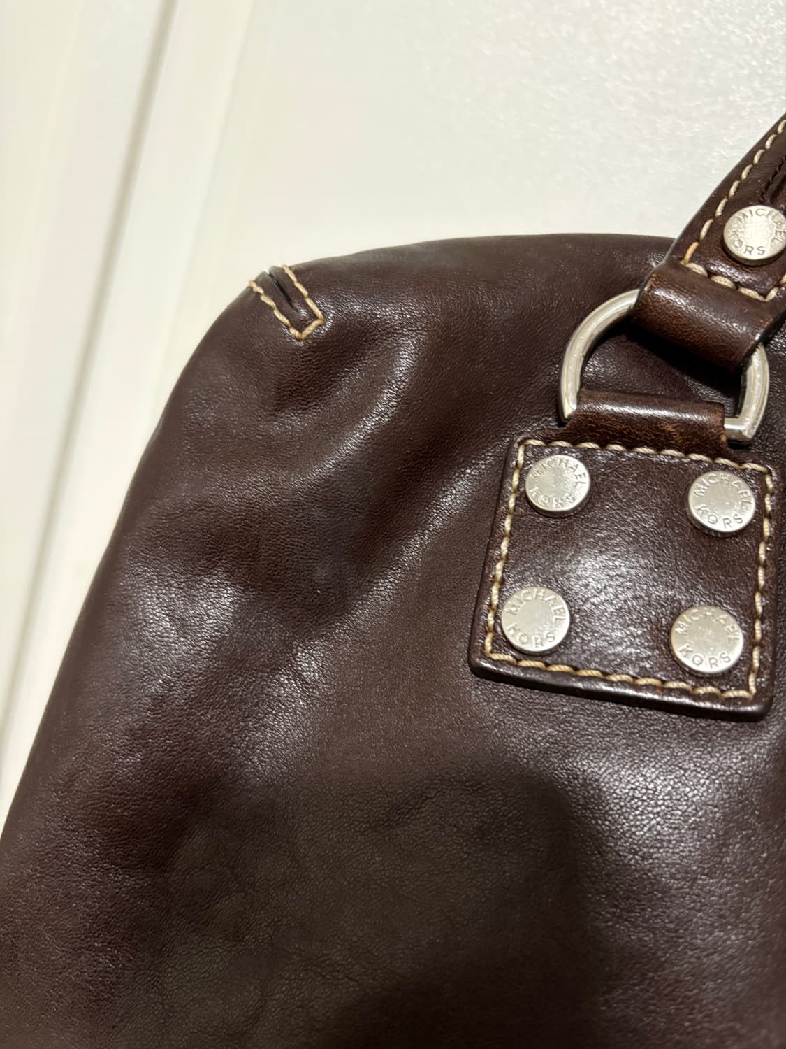 Michael kors chocolate brown bag 상품이미지7