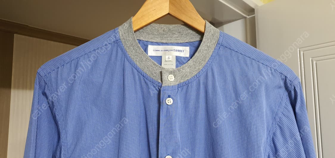 꼼데가르송 셔츠 노카라 셔츠 상품이미지1