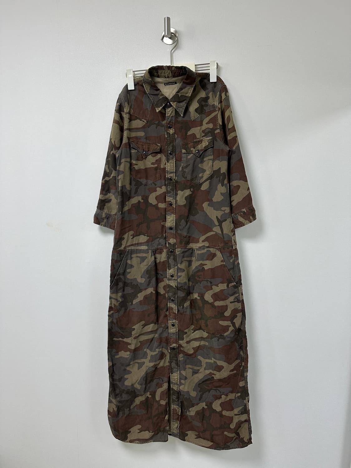 [캐피탈] kapital camo shirt dress 상품이미지1