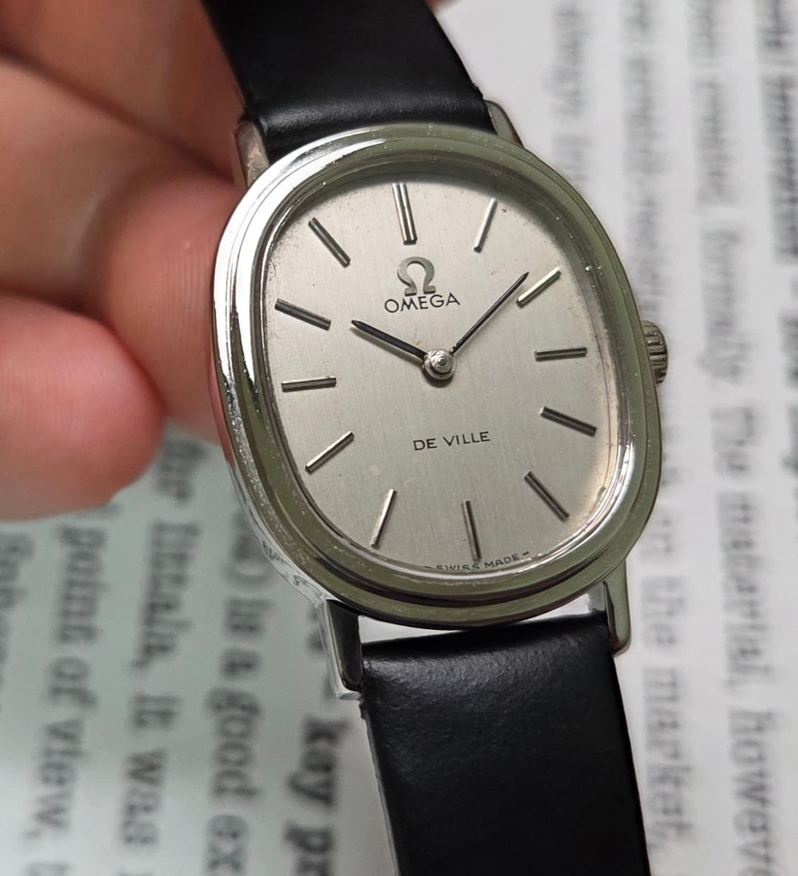 빈티지 오메가 드빌 엘립스 순정 실버다이얼 수동 메커니컬 여성용 상품이미지7