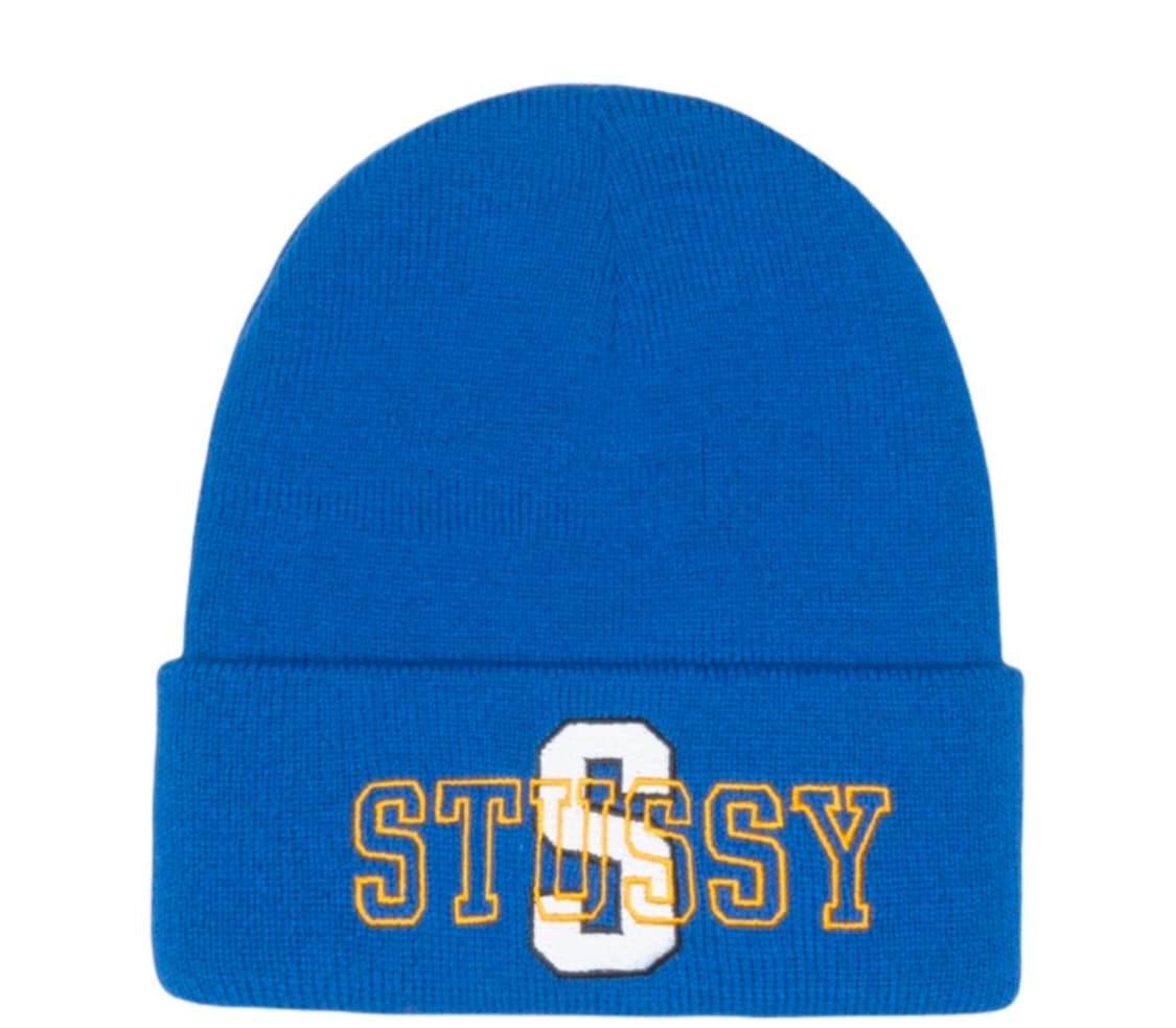 스투시 바시티 S 커프 비니 블루 상품이미지1