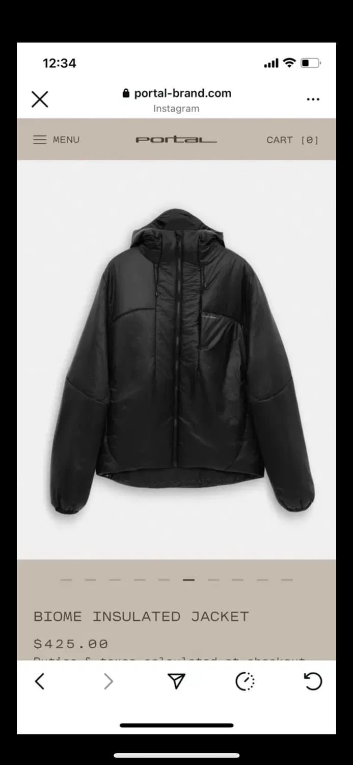 PORTAL BIOME INSULATED JACKET 상품이미지1