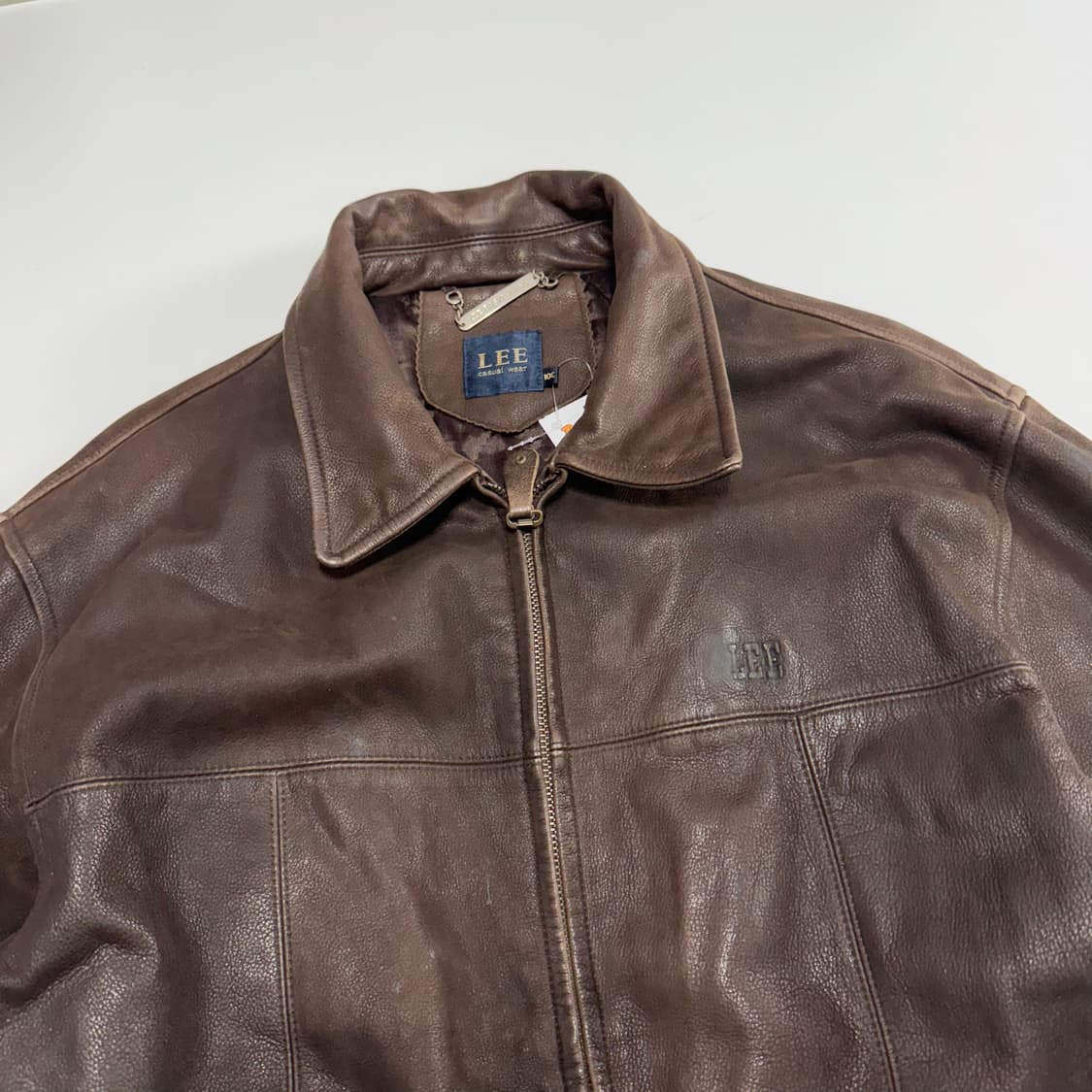 1990s LEE 카우하이드 레더자켓  상품이미지6
