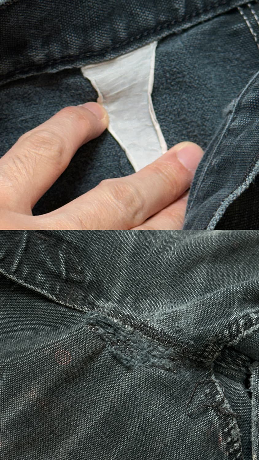 OG 칼하트 B01 더블니 블랙 칼하트 썩블니 카펜터 상품이미지9