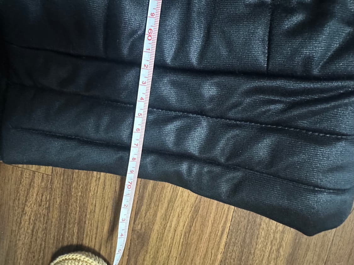 아디다스 블랙 퀄팅 집업 점퍼 상품이미지5