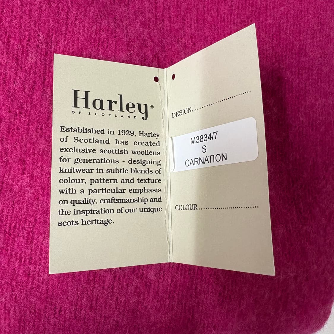 [S]할리오브스코트랜드 쉐기독 니트 상품이미지3