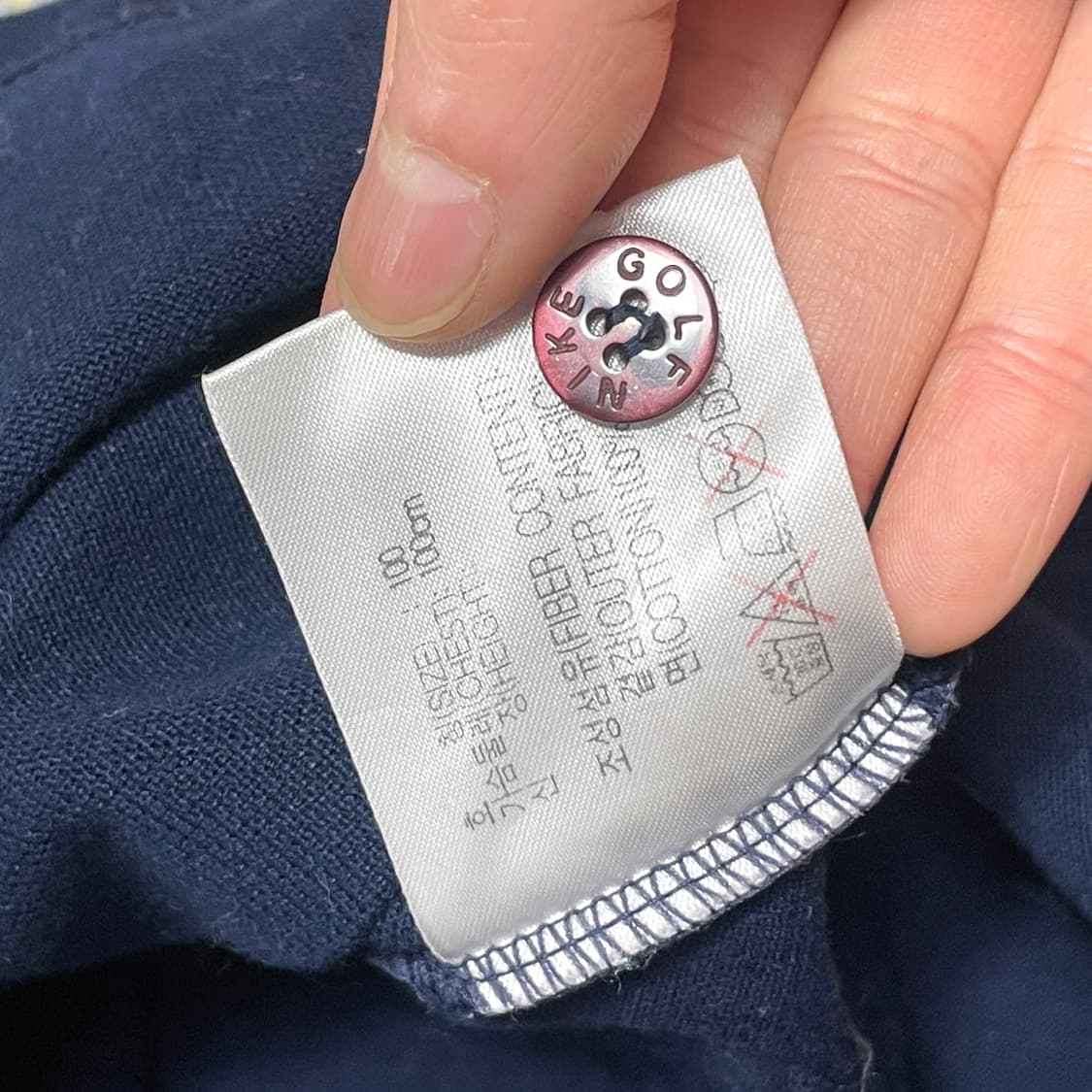 나이키 골프 네이비 긴팔 카라티셔츠 남성L 상품이미지5