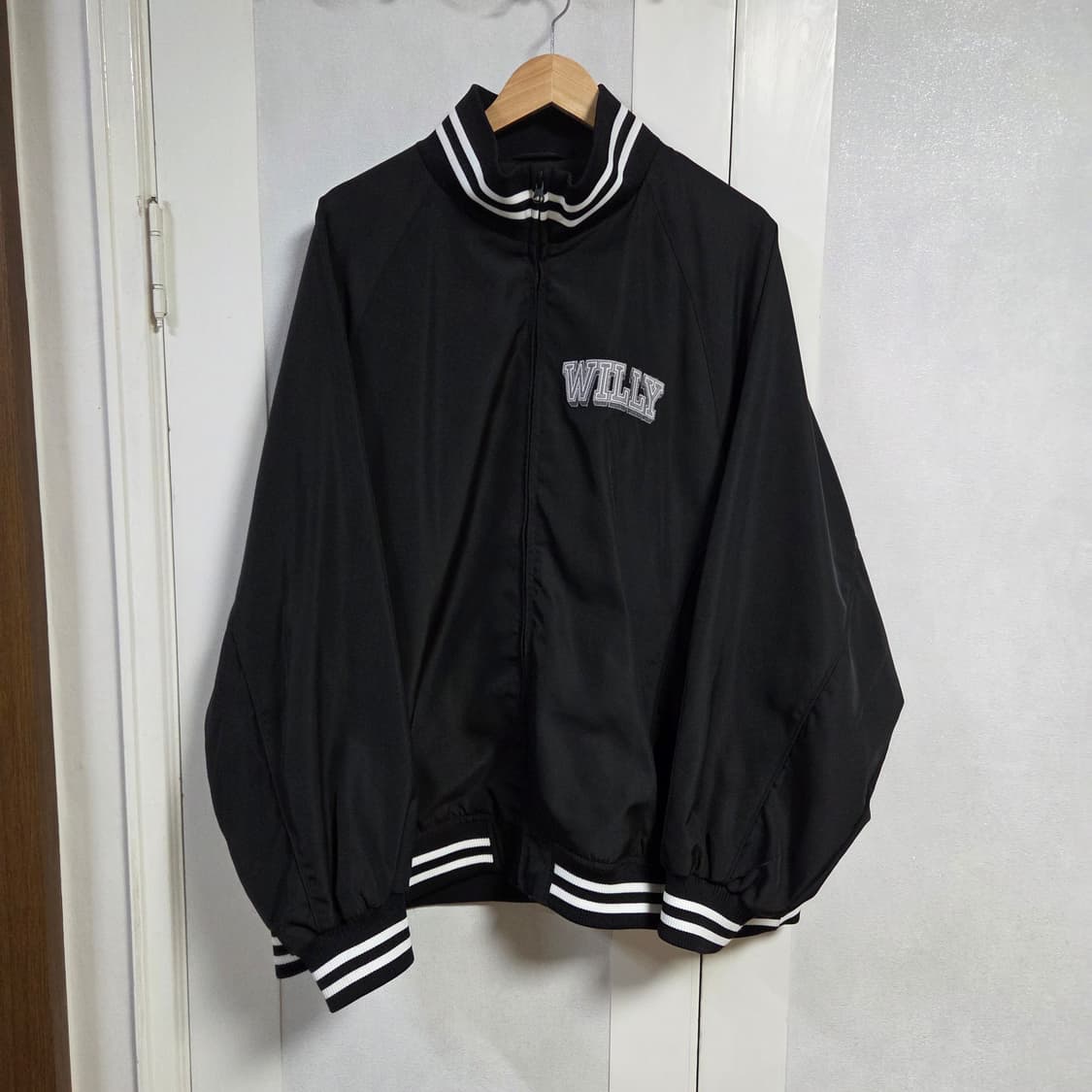 [m] 윌리차바리아 스타디움 자켓 블랙 상품이미지2