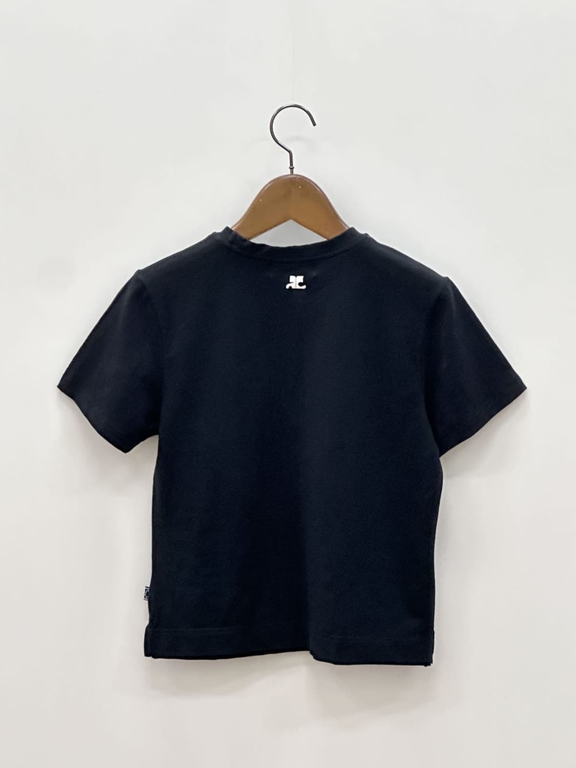 courreges / 꾸레쥬 블랙 로고 반팔 티셔츠  상품이미지6