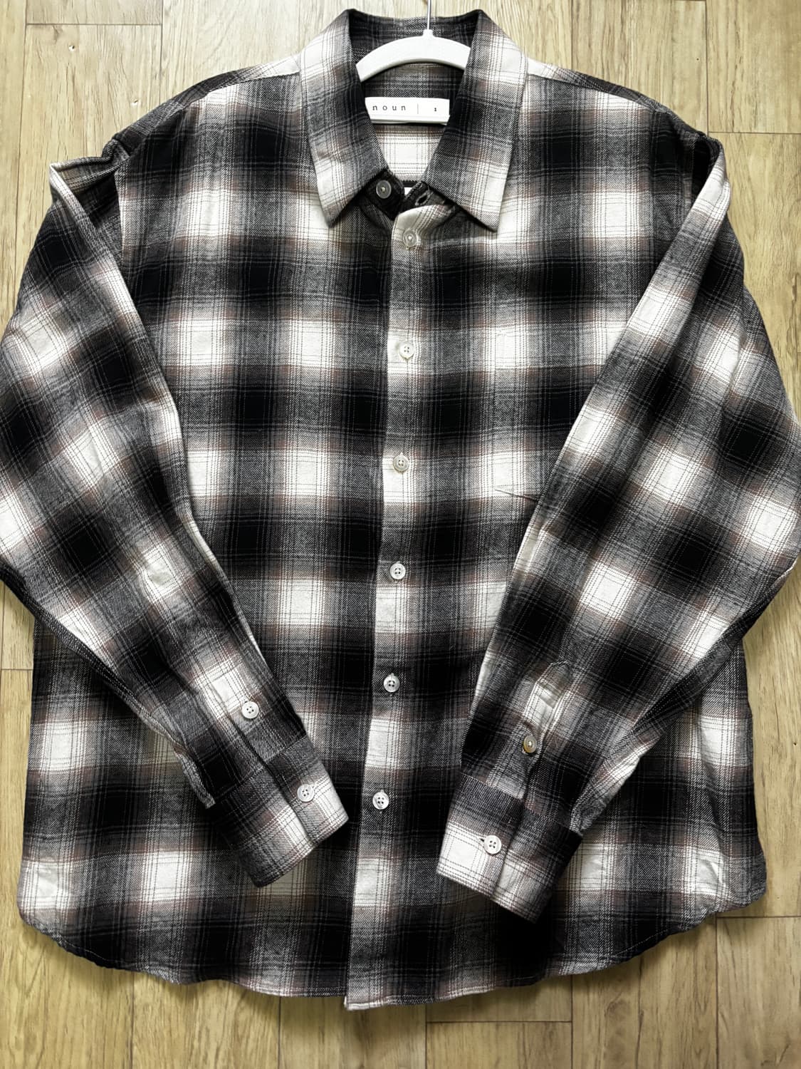 노운 체크셔츠 상품이미지1