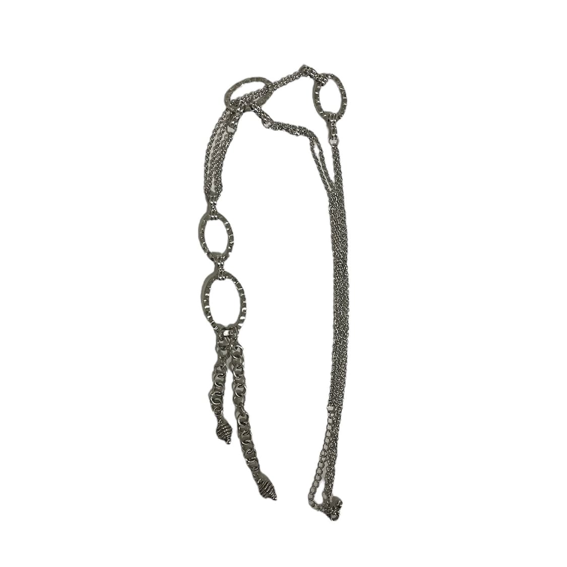 silver long necklace 상품이미지1