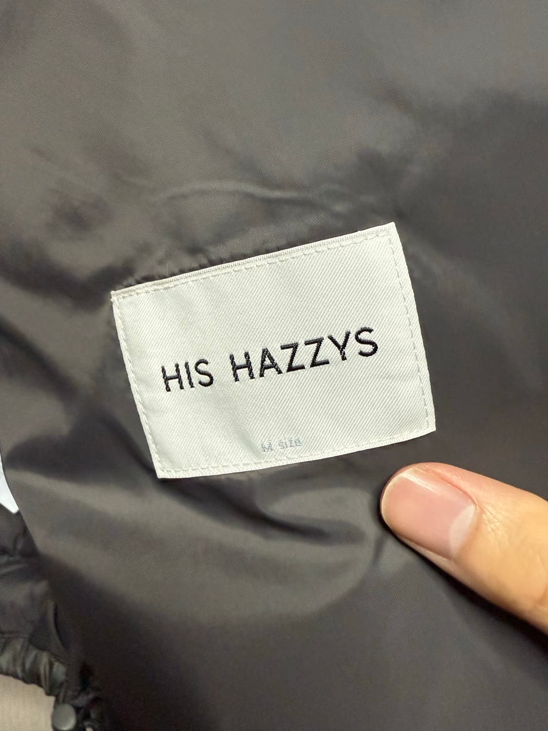 헤지스 구스다운 경량 패딩 M 상품이미지5