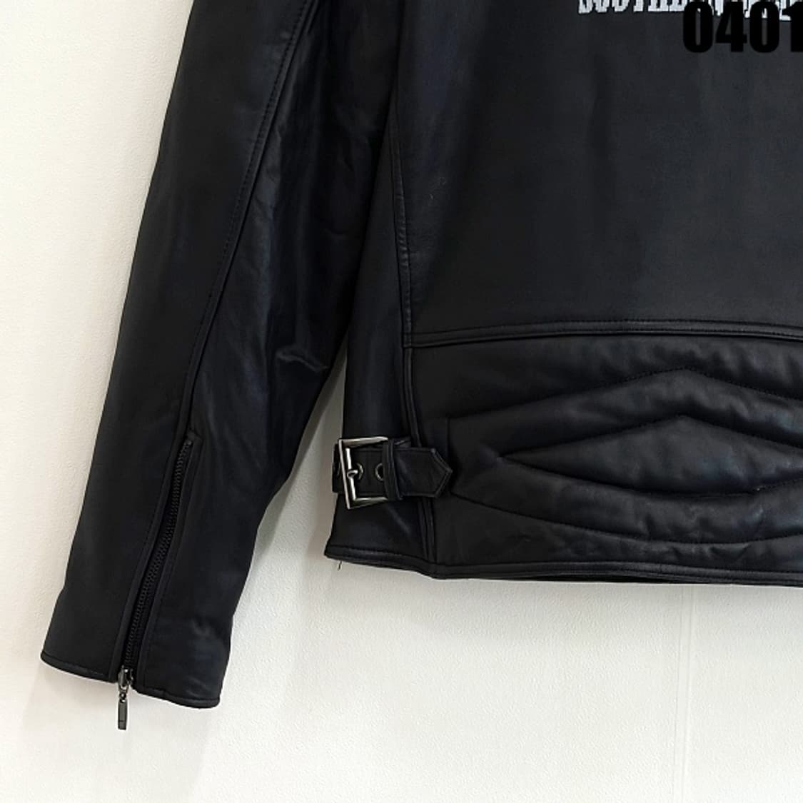 본디치(Von Dutch) 레더 라이더 자켓 100 0401 상품이미지10