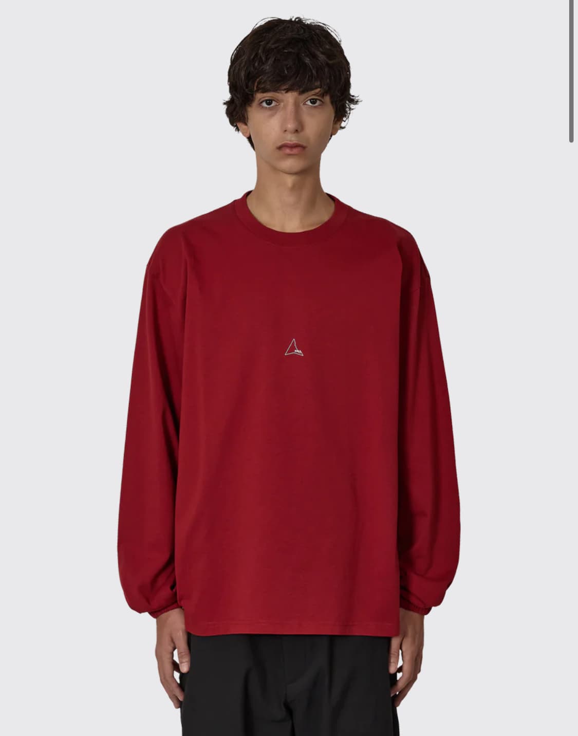 roa LOGO ORGANIC LONG SLEEVE 상품이미지1
