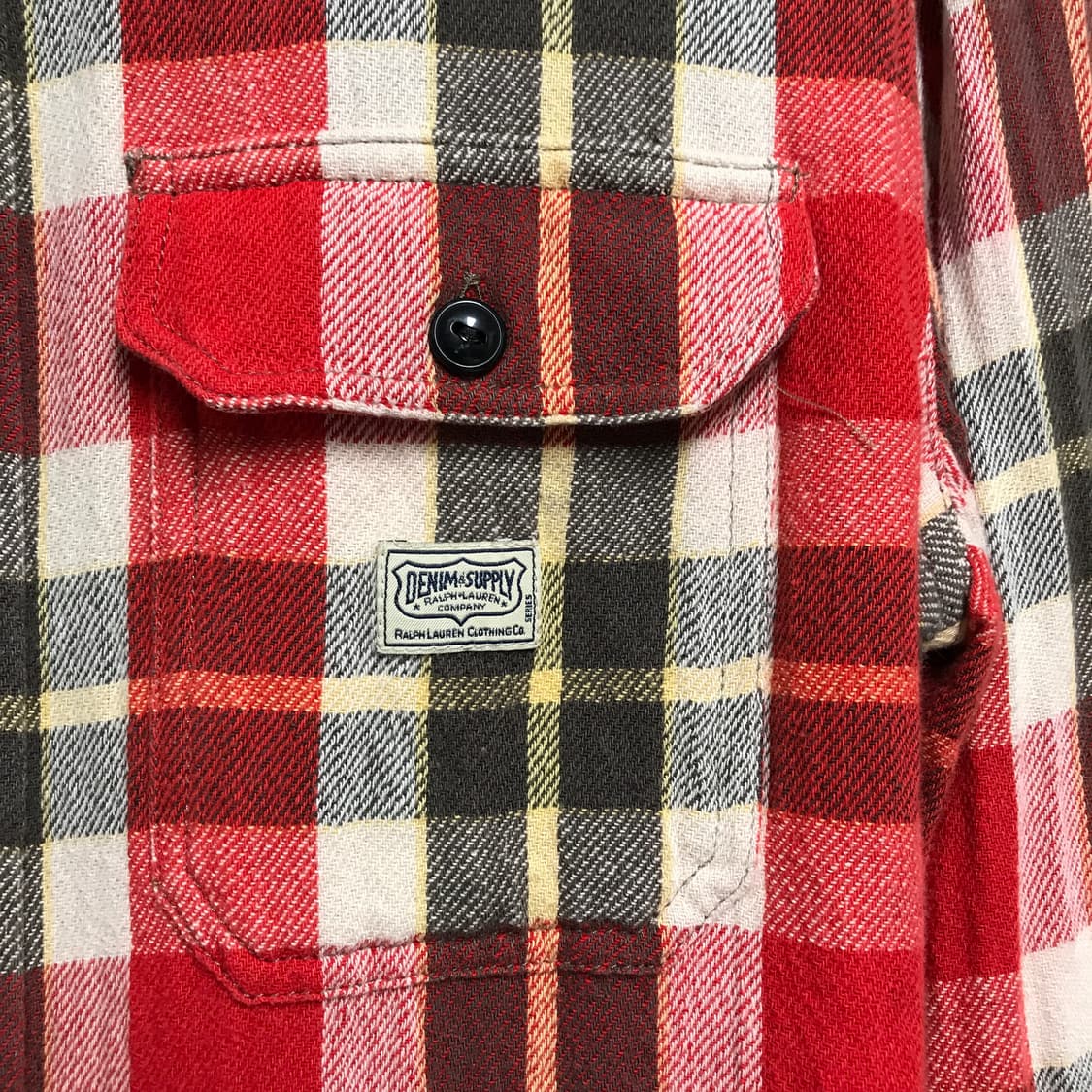 폴로 데님앤서플라이 체크 셔츠 S 상품이미지4