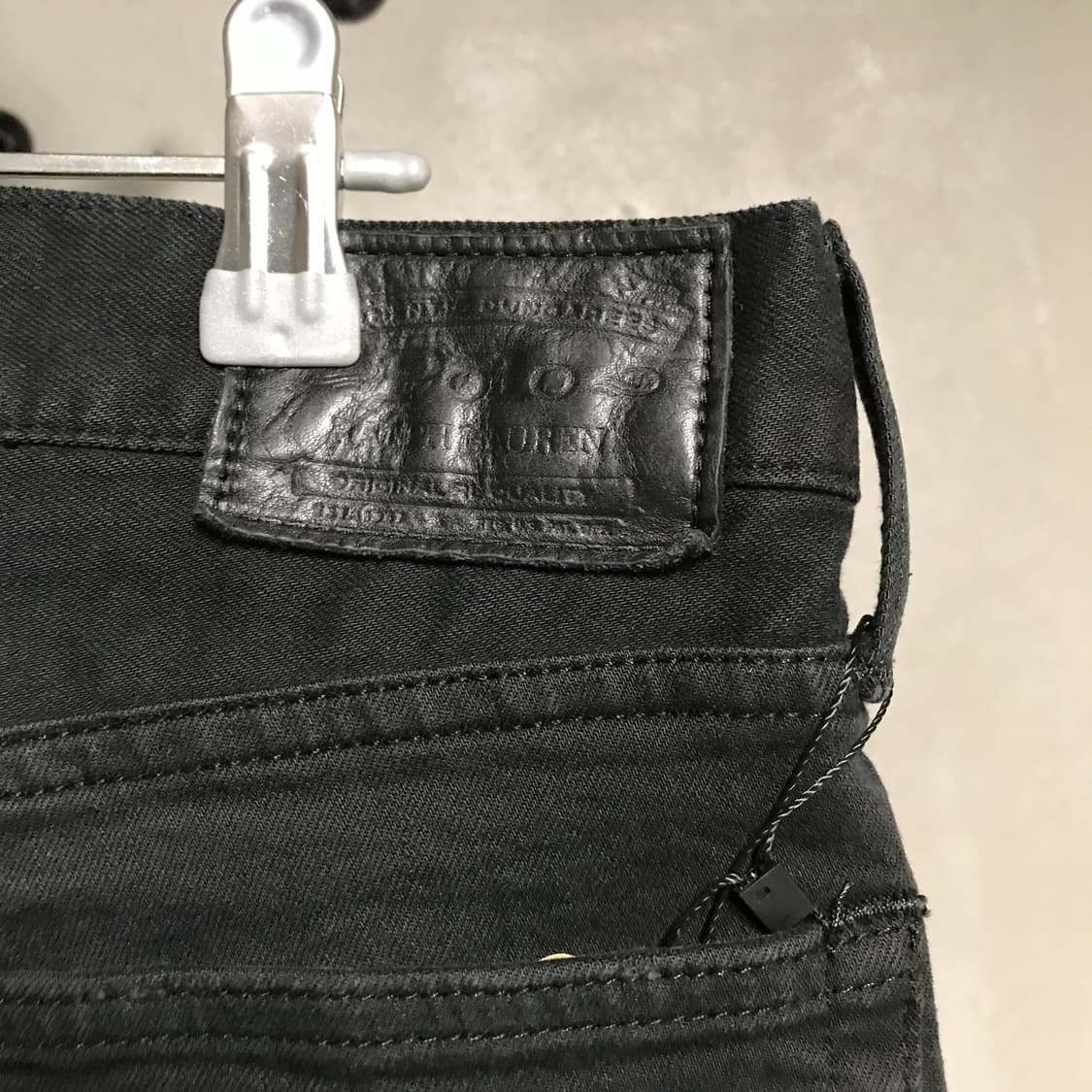 폴로 랄프로렌 코튼 팬츠 블랙 30/30 상품이미지5