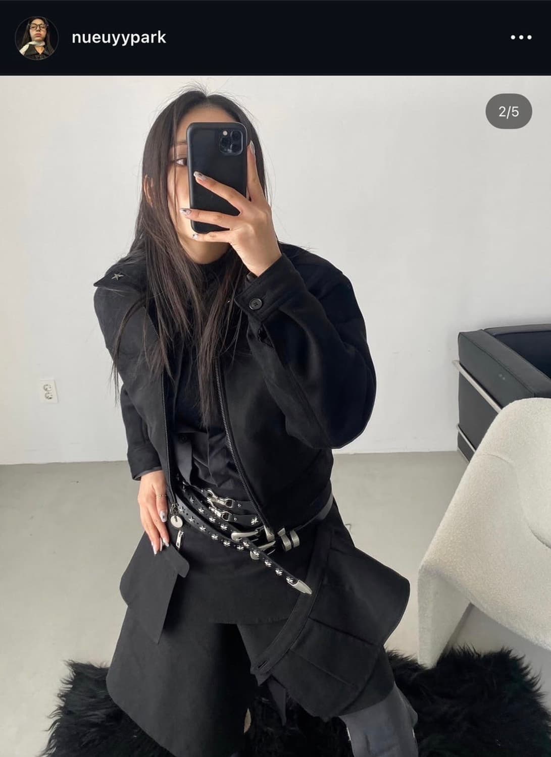 parkssy 팍시 스웨이드 자켓 s 상품이미지7